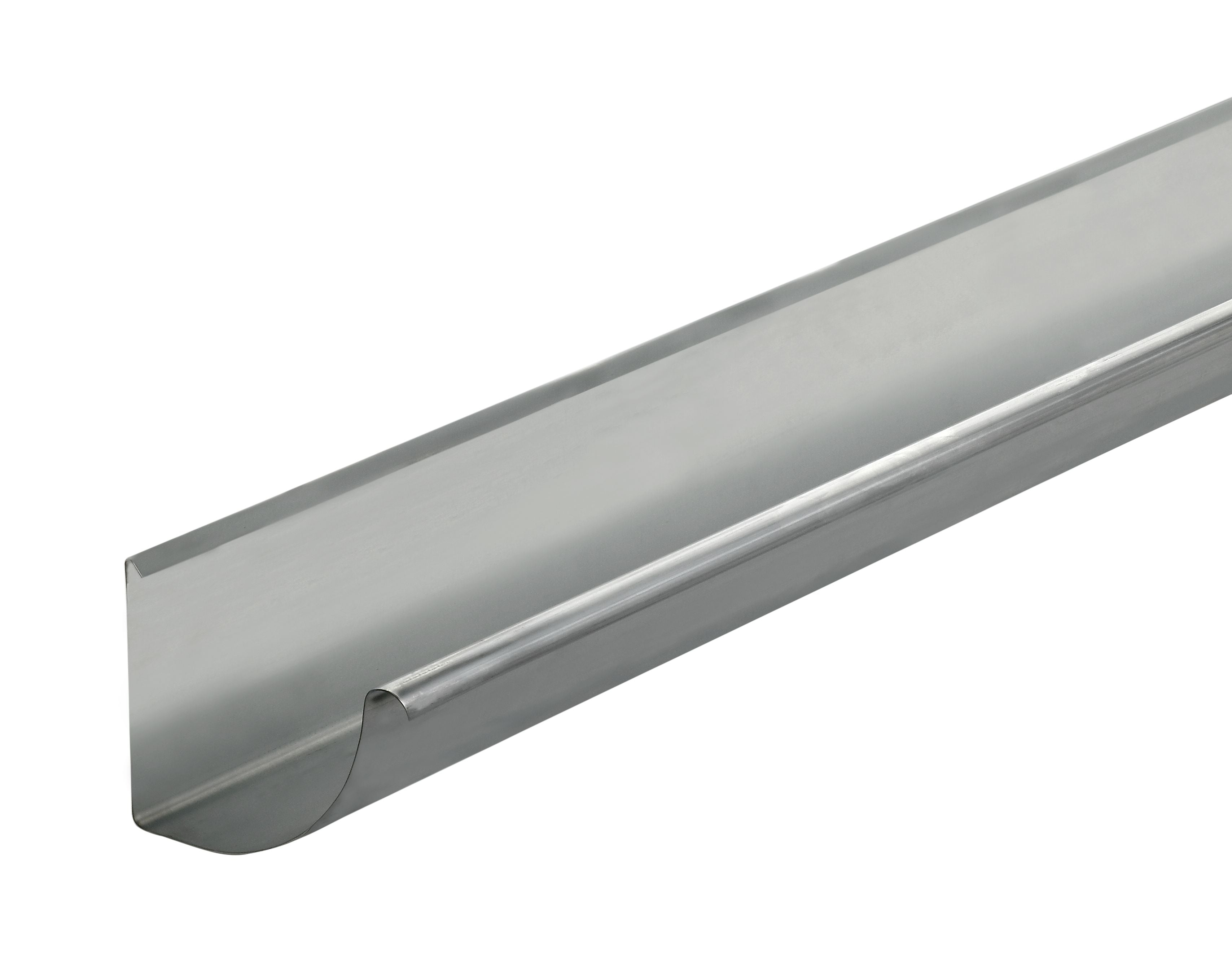 VMZINC tagrende kvartrund, ZINC NATUR - 400/0,8/3000 mm