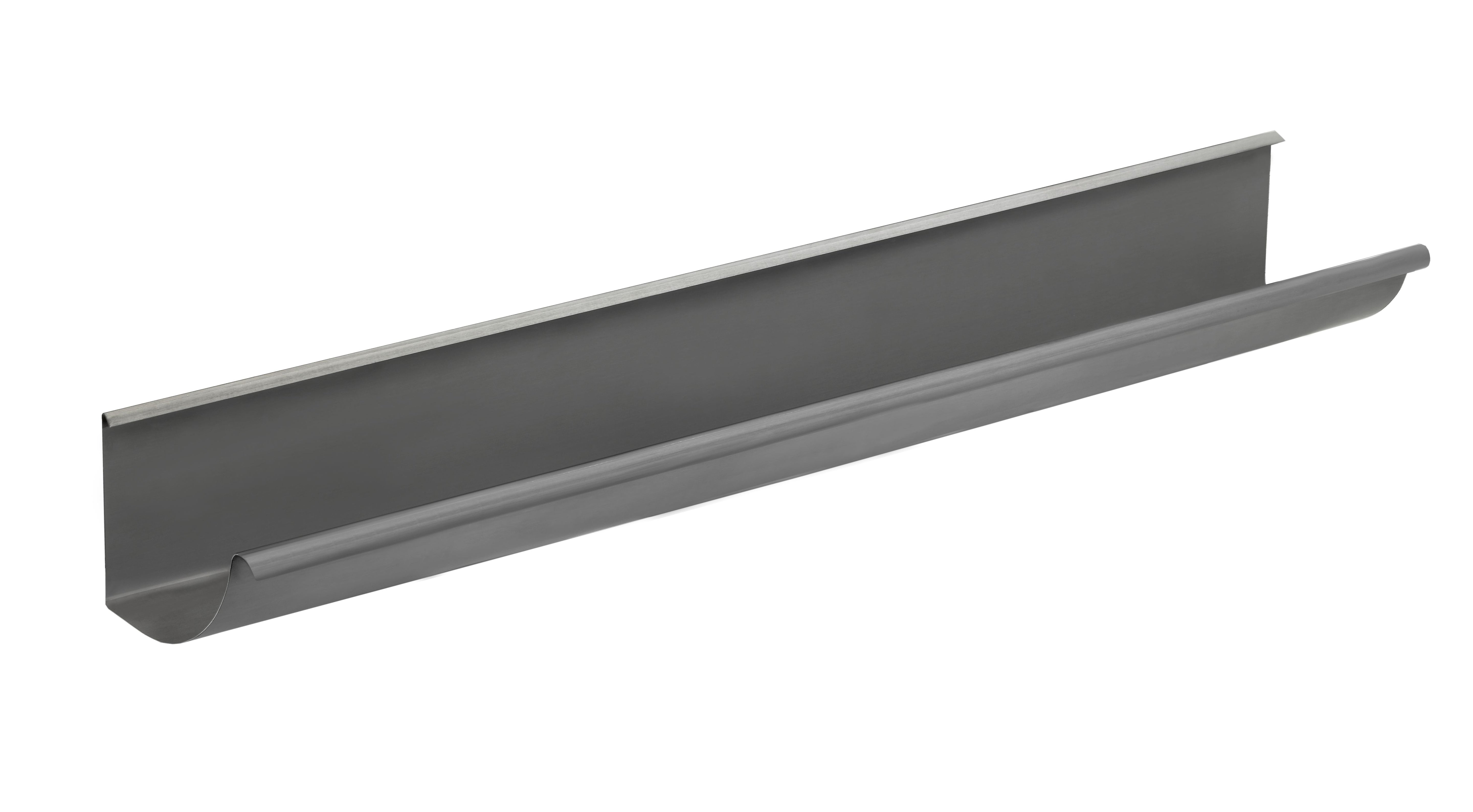 VMZINC tagrende, kvartrund, QUARTZ-ZINC - 333 mm
