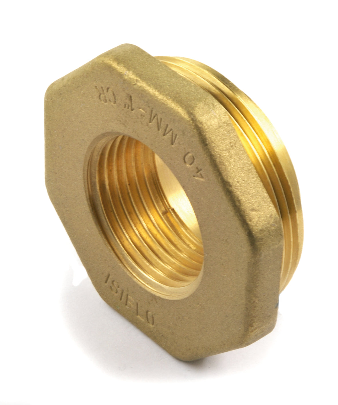 Isiflo 32 mm x 3/4" overgangsmuffe, messing, PN16
