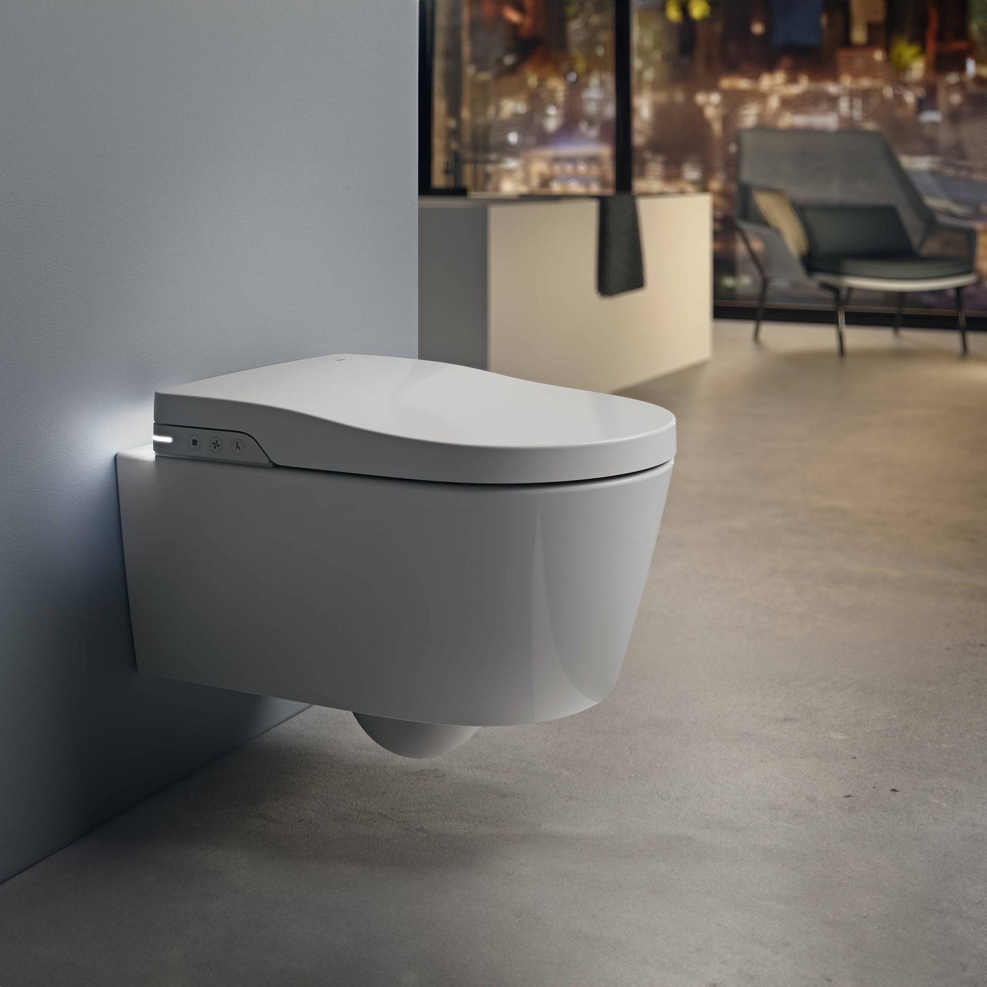 Roca Inspira In-Wash væghængt douchetoilet