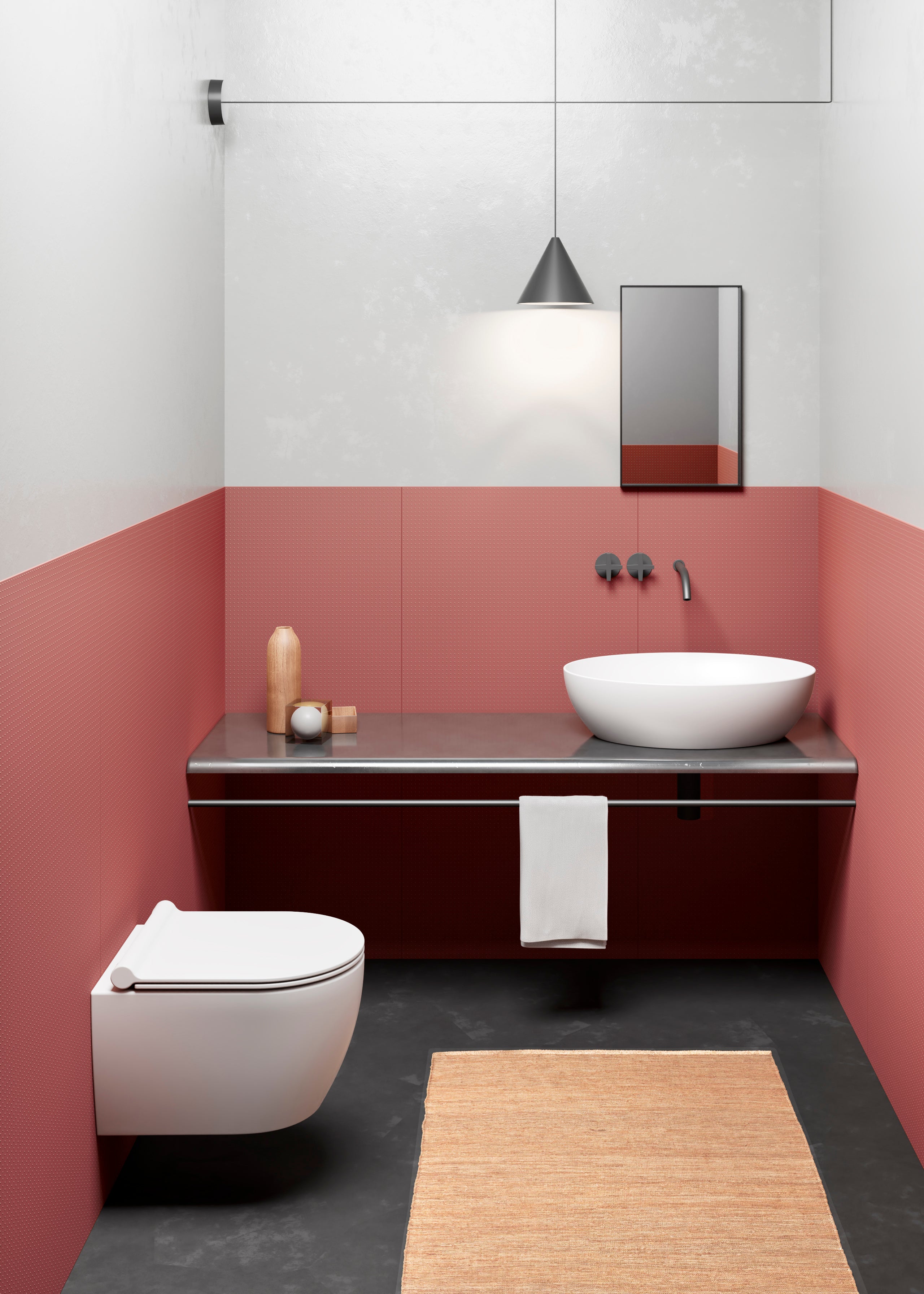 GSI Pura mathvid kompakt vægtoilet 46x35cm med swirlflush skyl