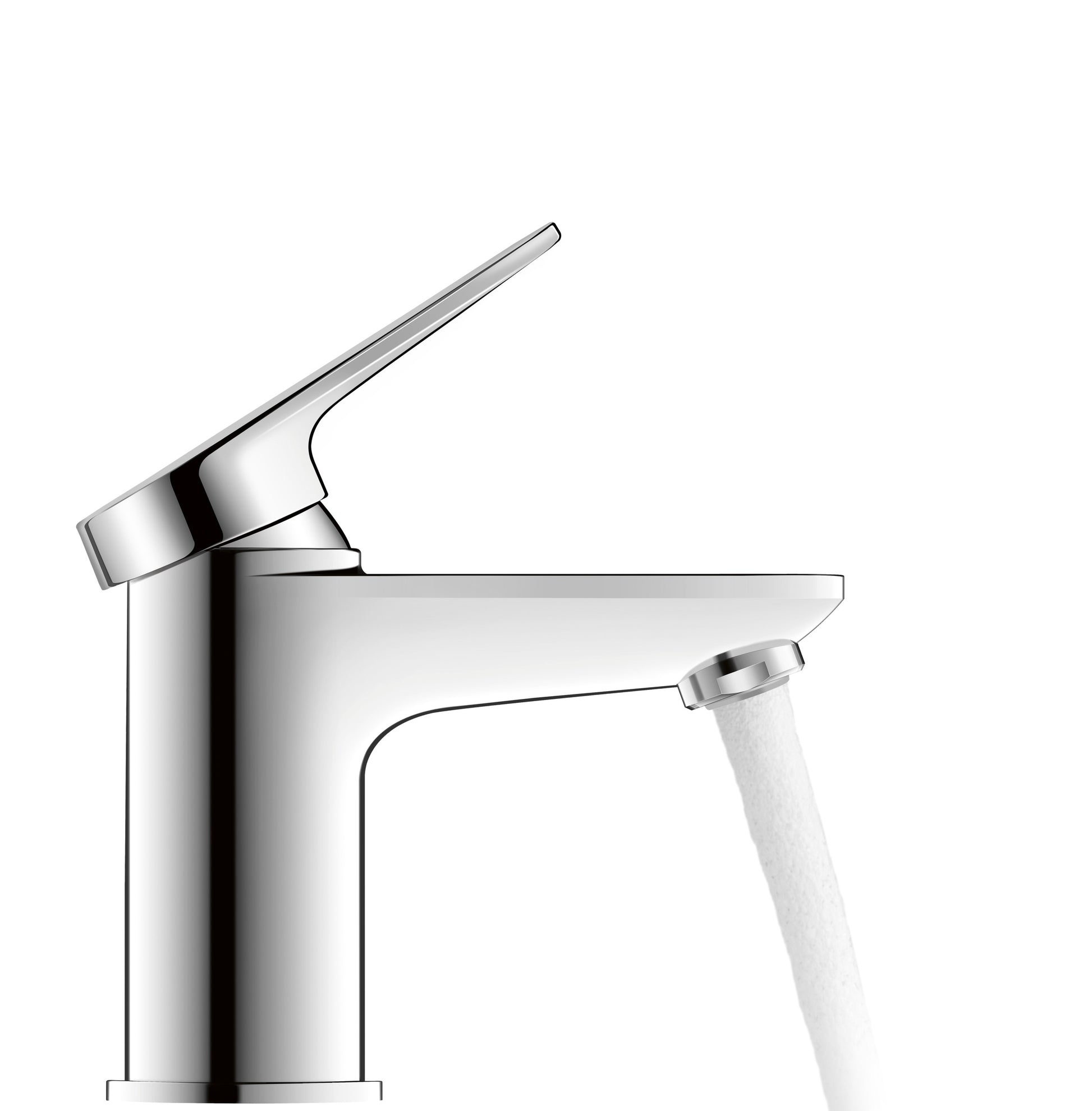 Duravit Wave håndvaskarmatur S, uden løft op ventil, krom