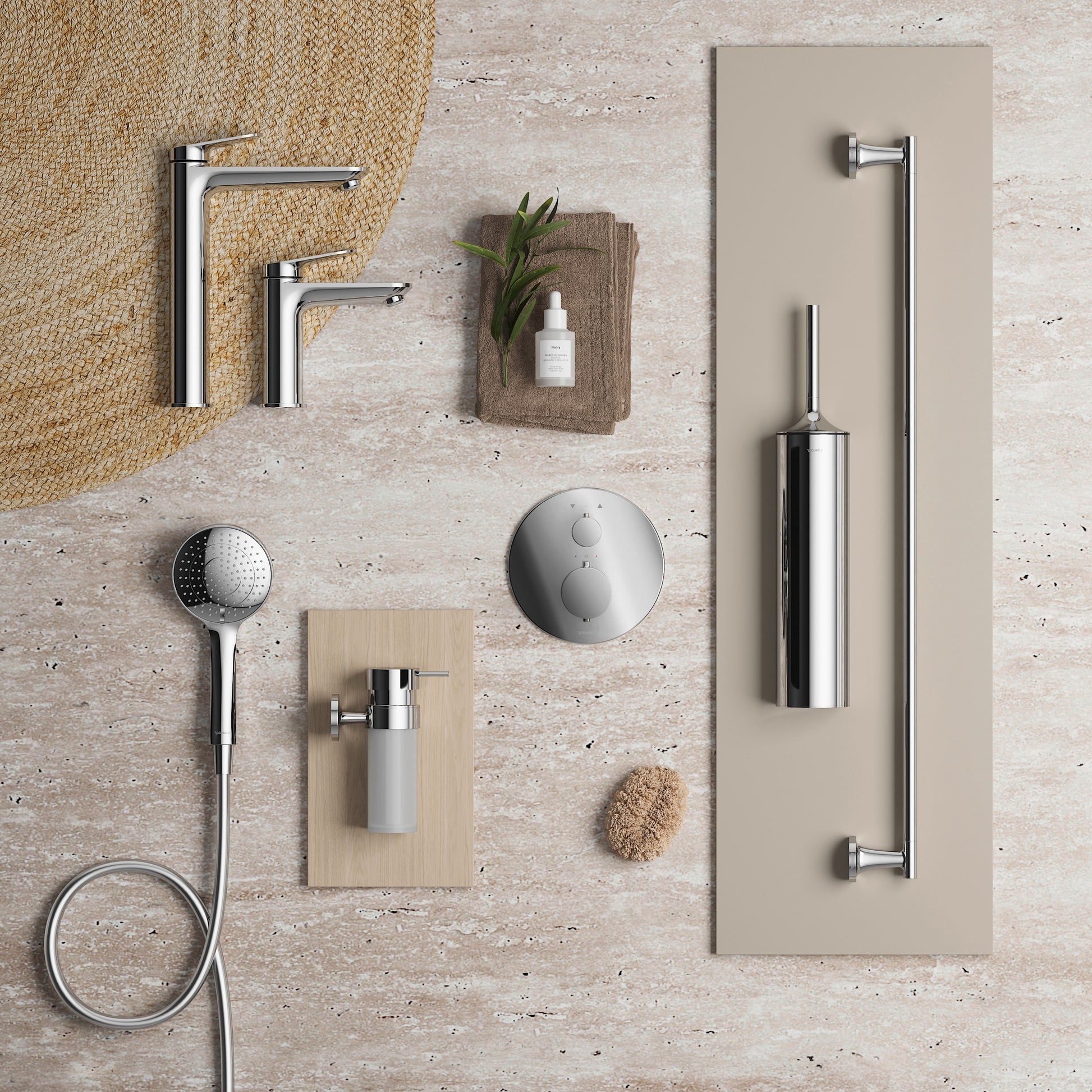 Duravit Wave håndvaskarmatur S, uden løft op ventil, krom