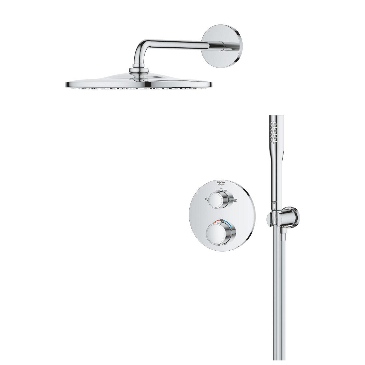 Grohe Presicion Presicion termostat kpl bruser +bruses. t/indb 2