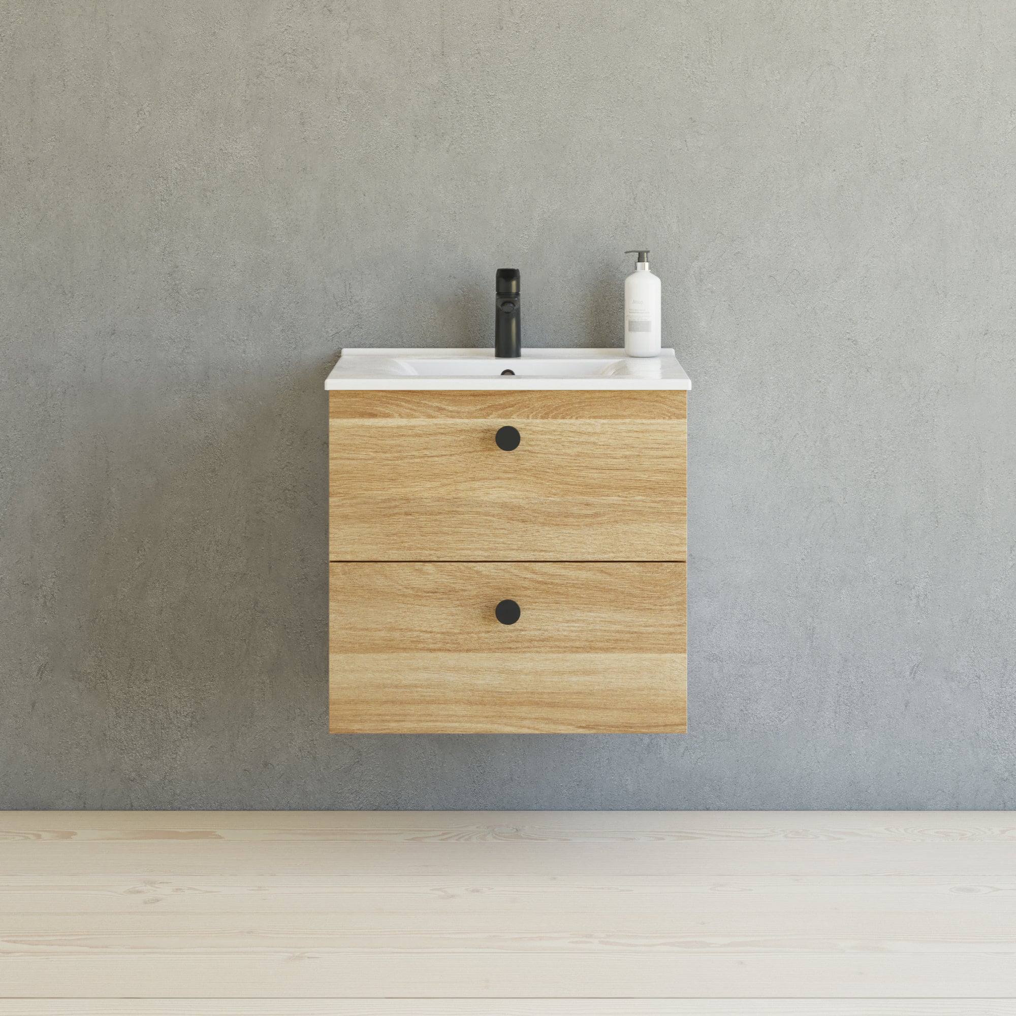 Greb Button sort Ø:42mm