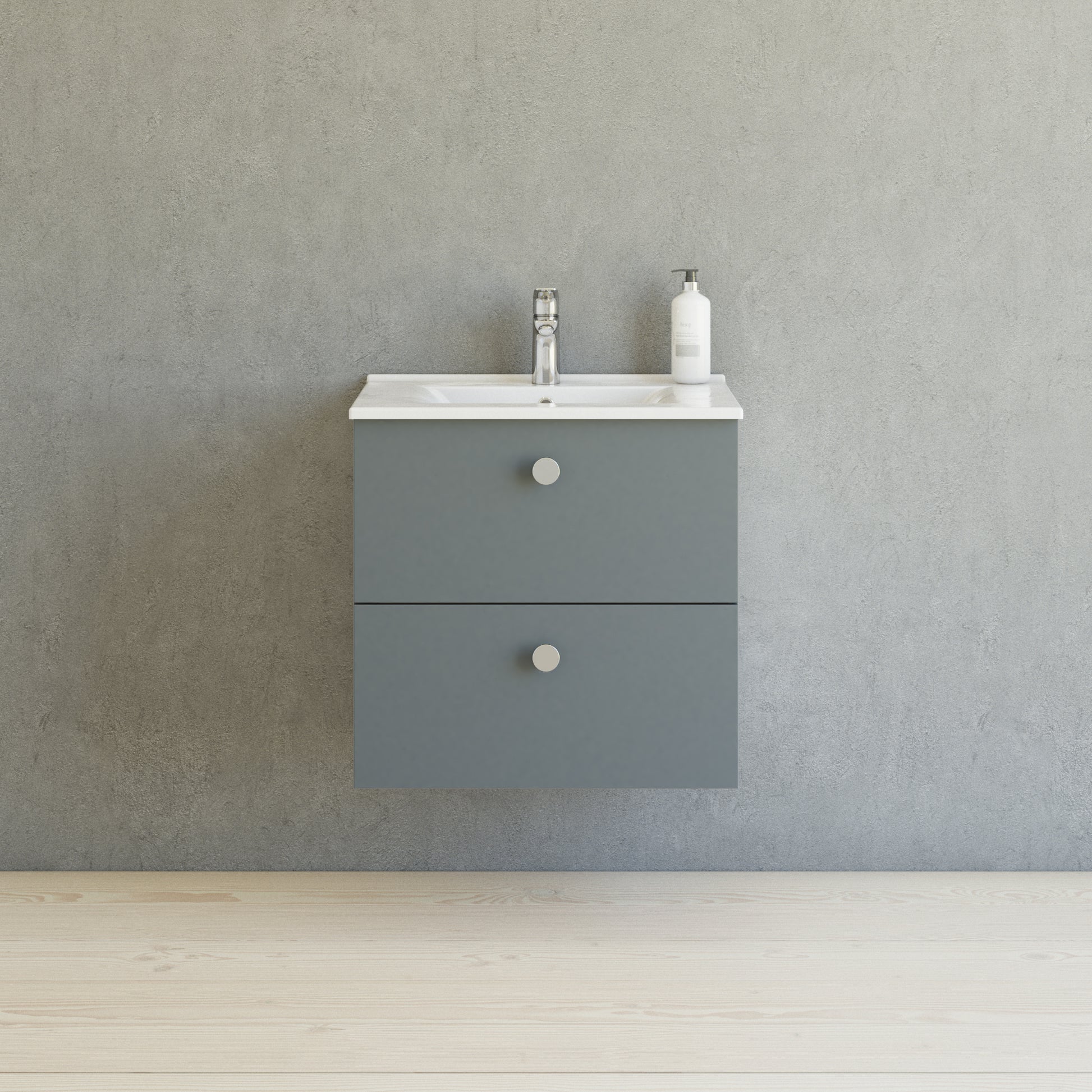 Greb Button inox look Ø:42mm