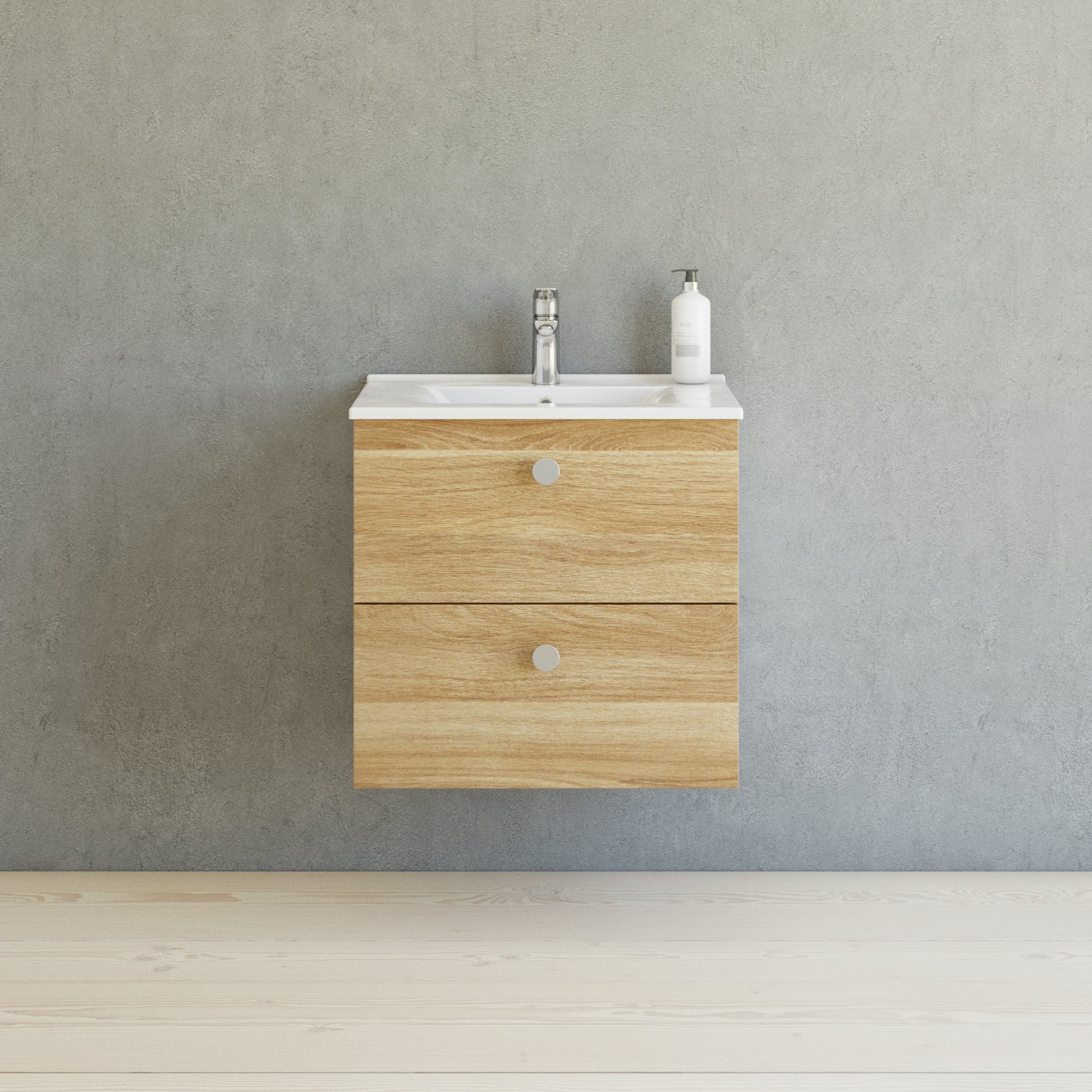 Greb Button inox look Ø:42mm