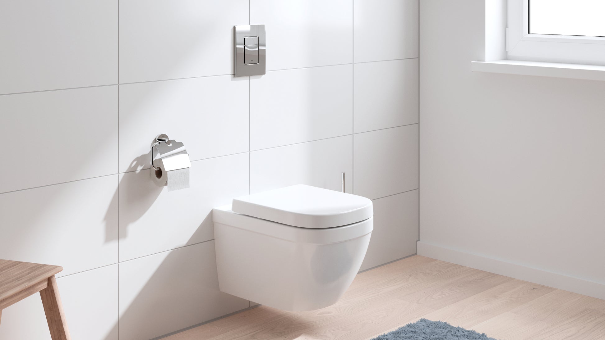 Euro Ceramic kompakt væghængt WC-sæt