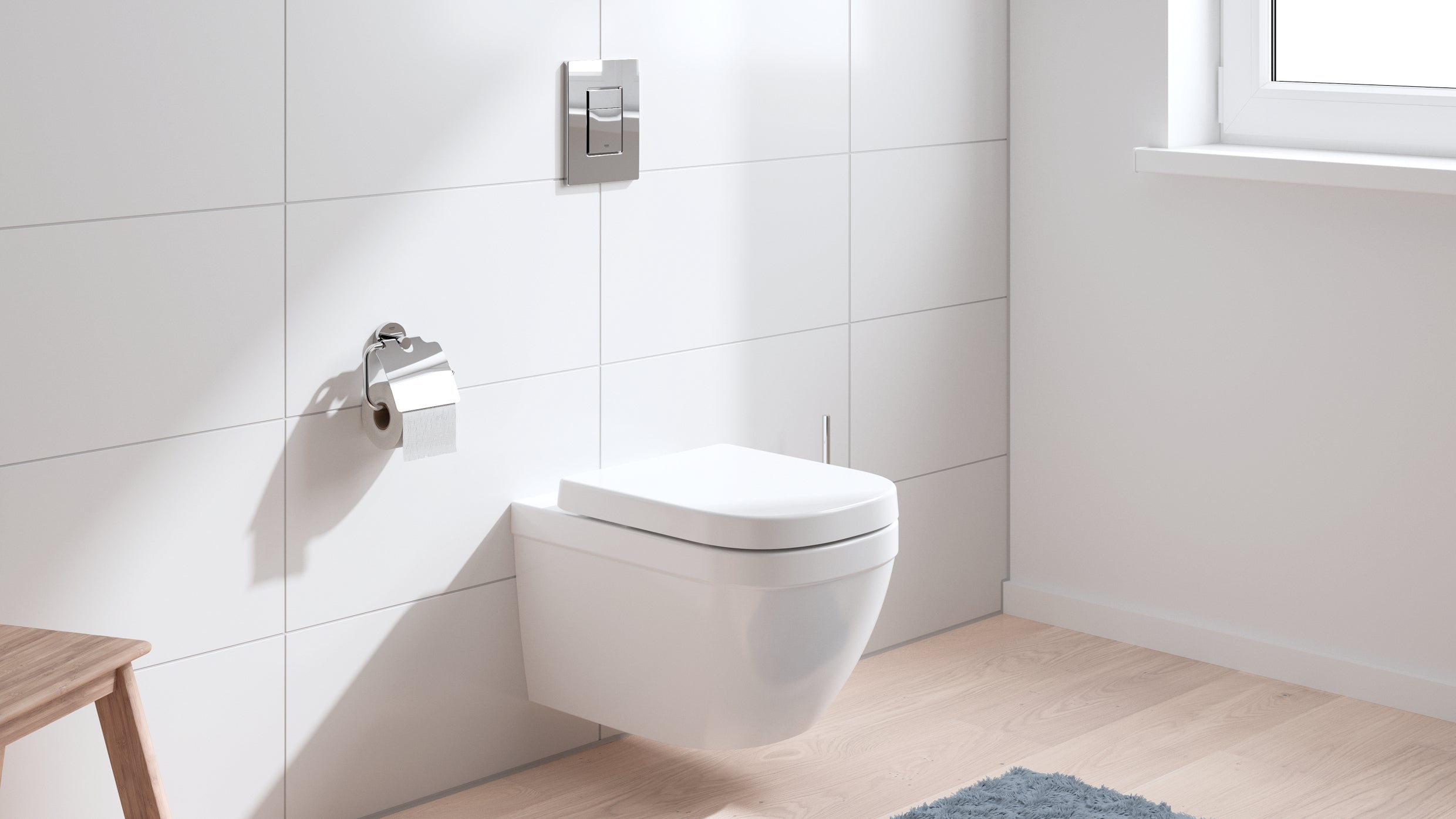 Euro Ceramic kompakt væghængt WC-sæt