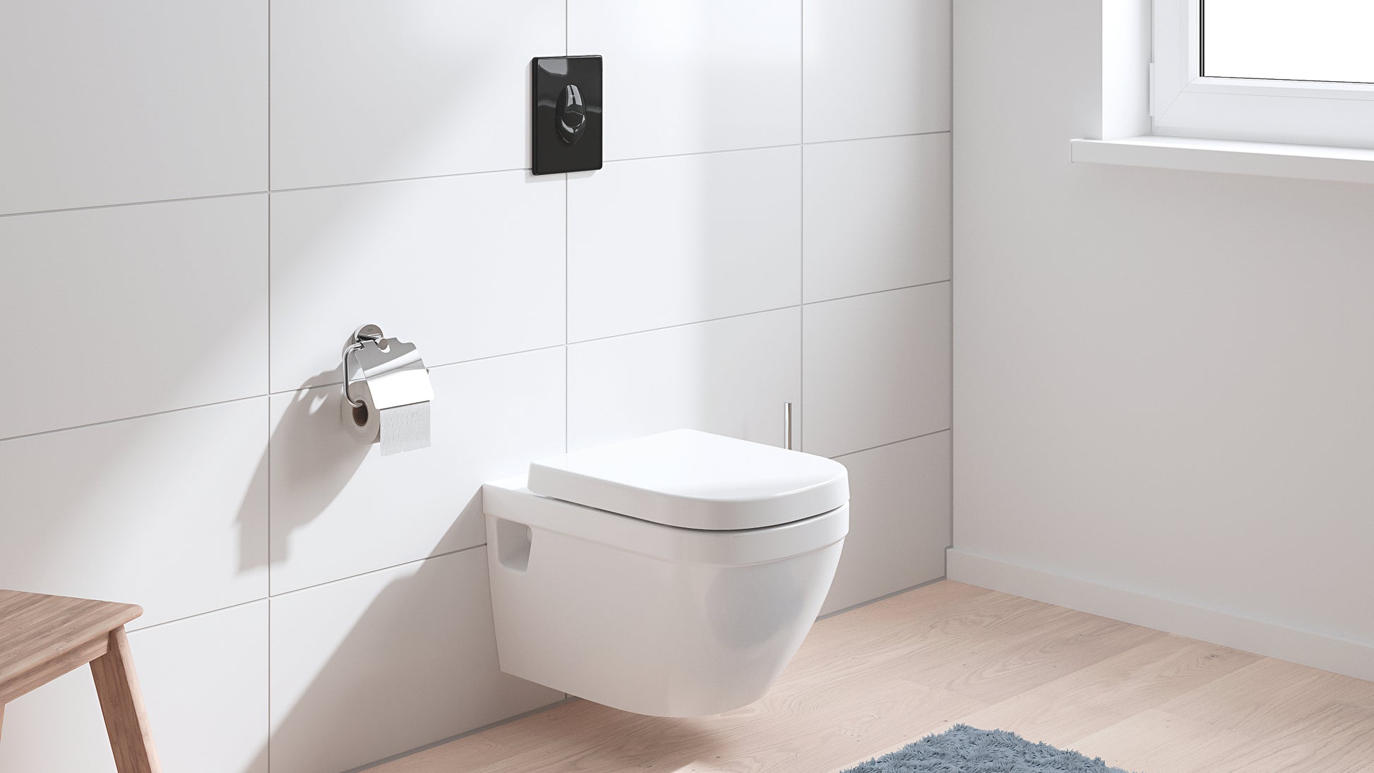 GROHE START Betjeningsplade 156x197mm 2skyl Glossy black