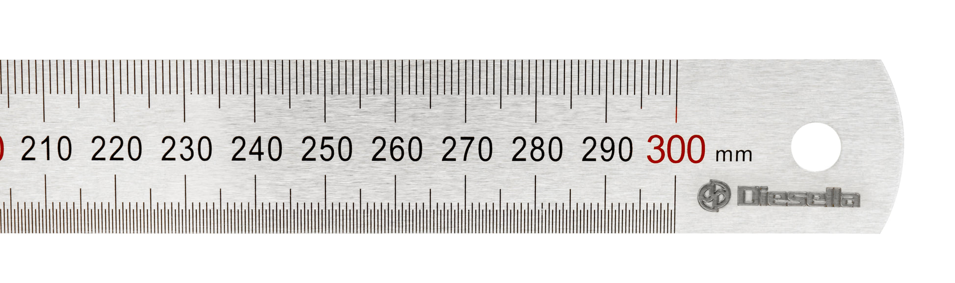 Stållineal 300 x 25 x 1,0 mm