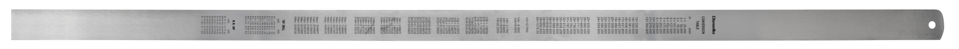 Stållineal 1000 x 35 x 1,5 mm