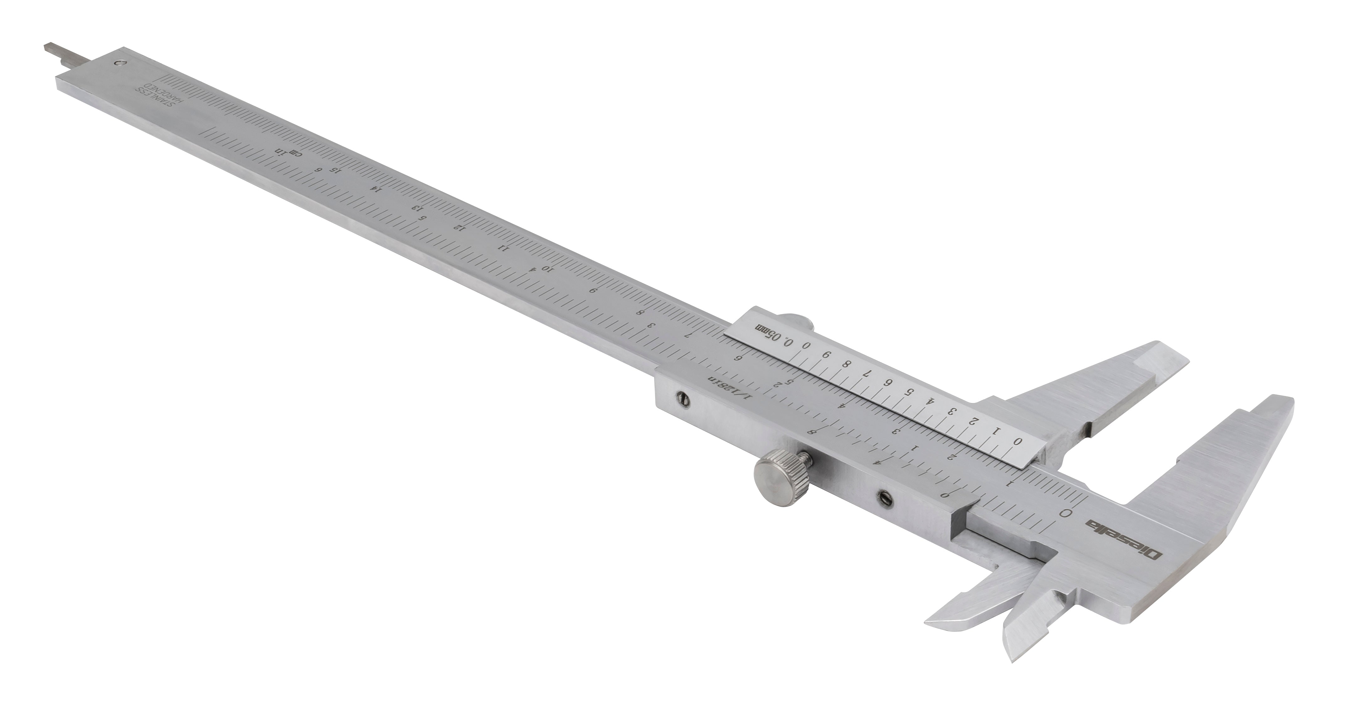 Skydelære med skruelås 0-150 x 0,05 mm, 40 mm kæber