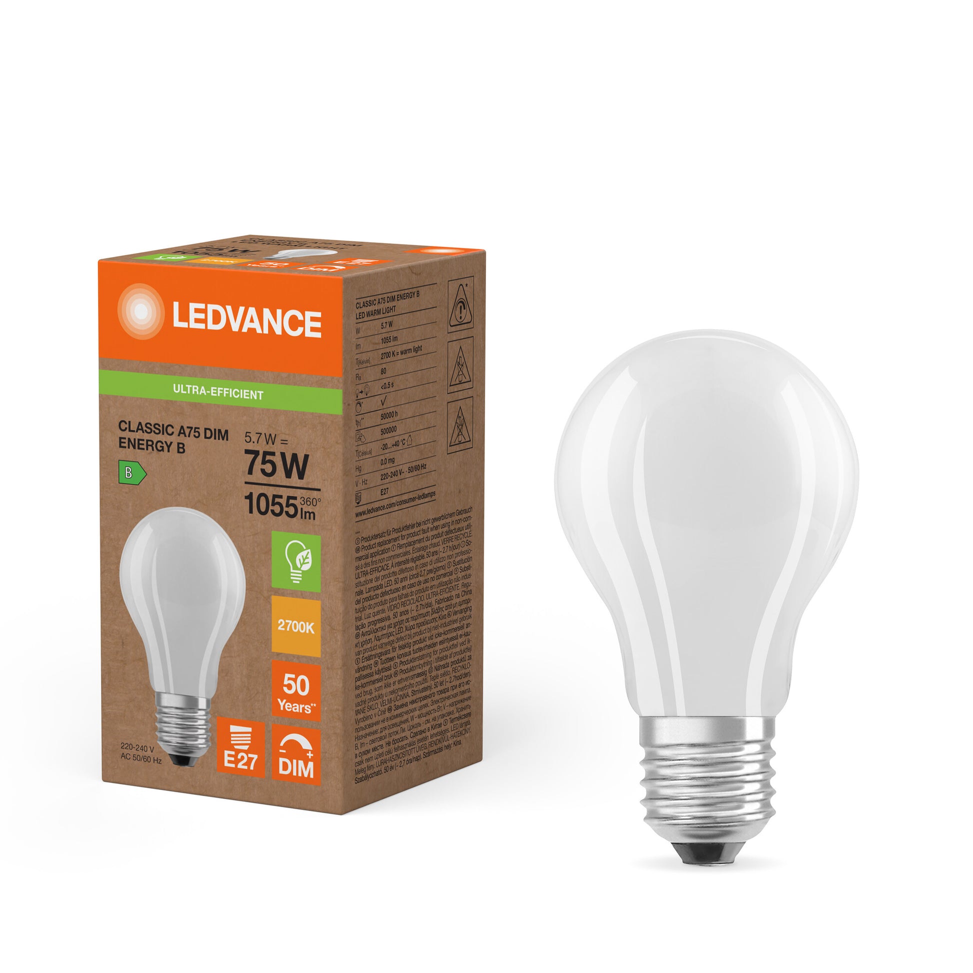 STD MT D 75 5,7W 827 E27 (A)
