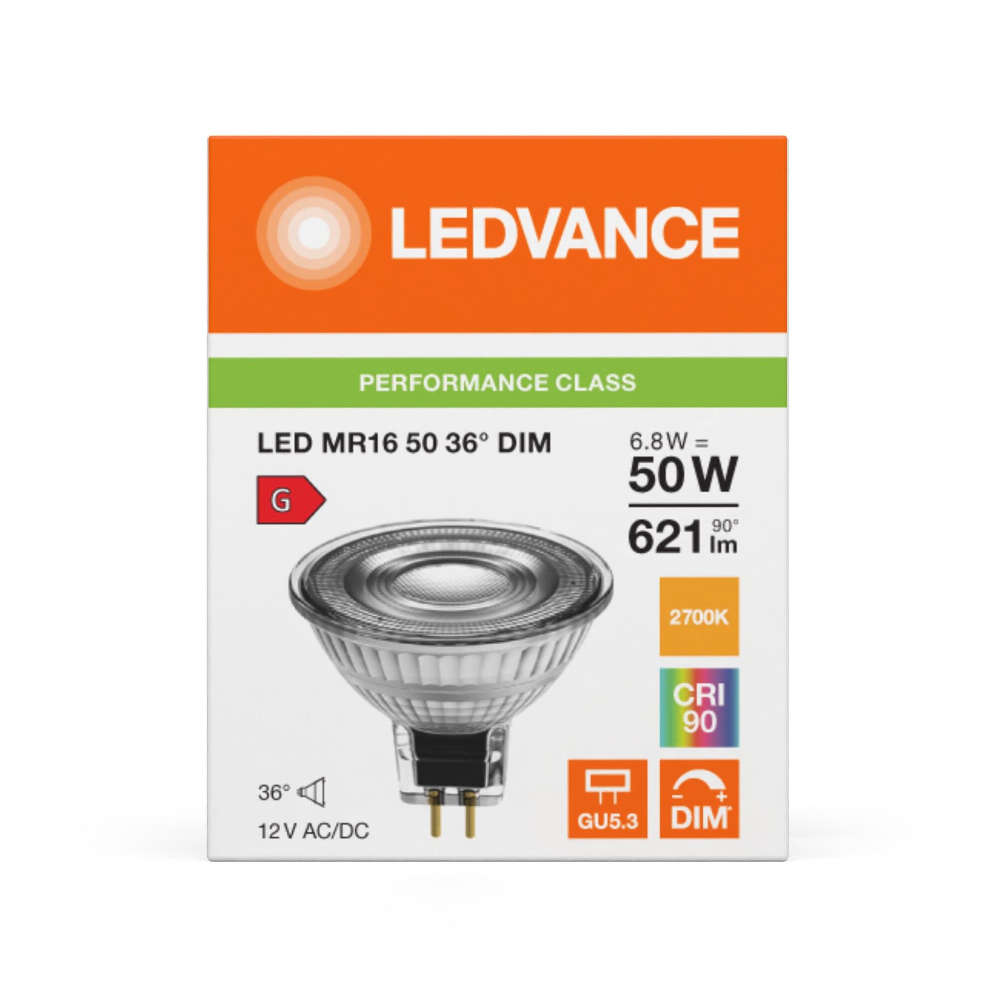 DIM MR16 50 6,8W 927 GU5,3