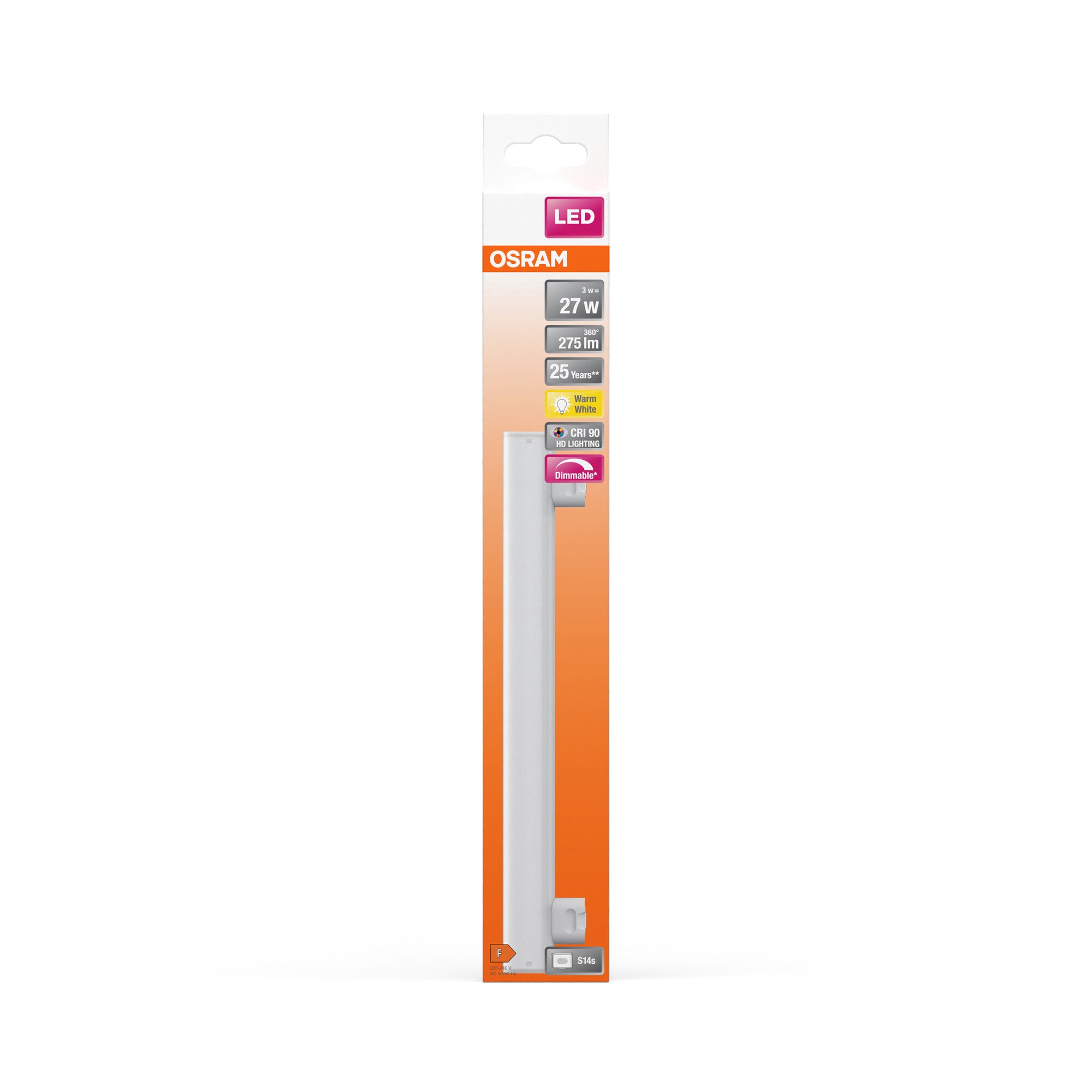 LEDINESTRA MAT 3,1W/827 (27W) S14S DIM