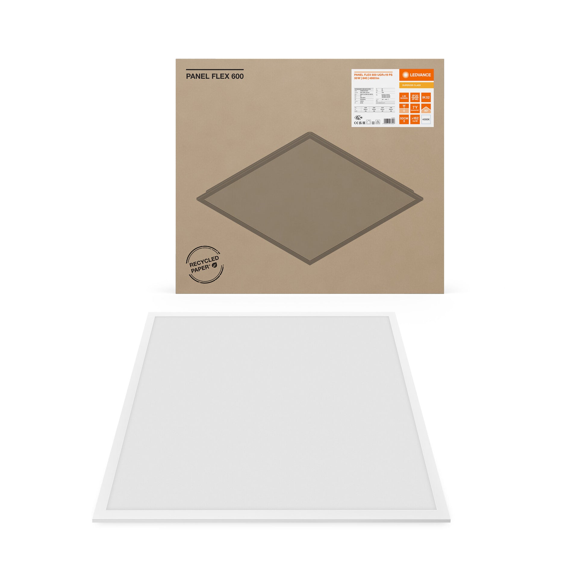 PANEL FLEX PS 30W/840 60X60