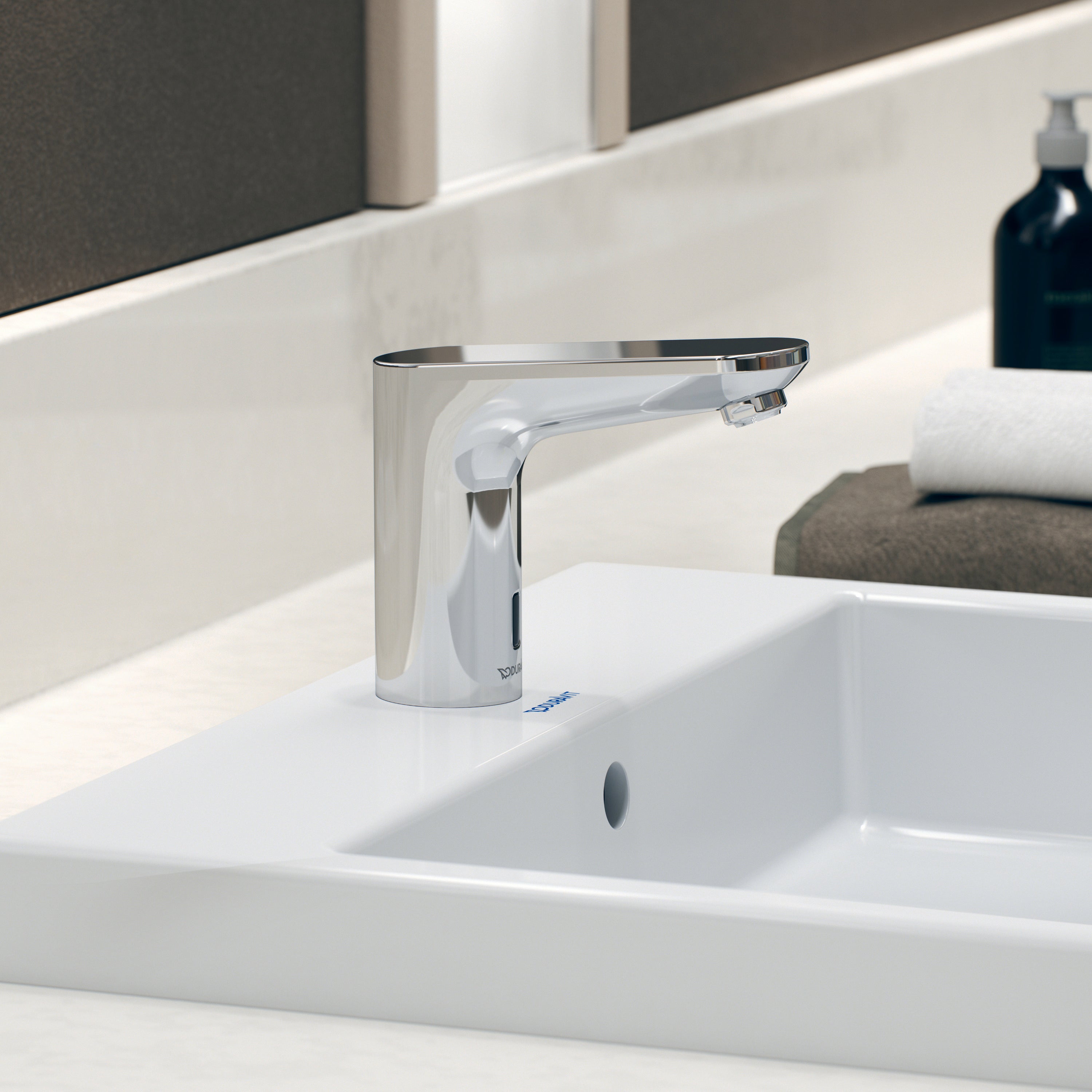Duravit Sensor 1 elektronisk armatur, strømadapter, Krom