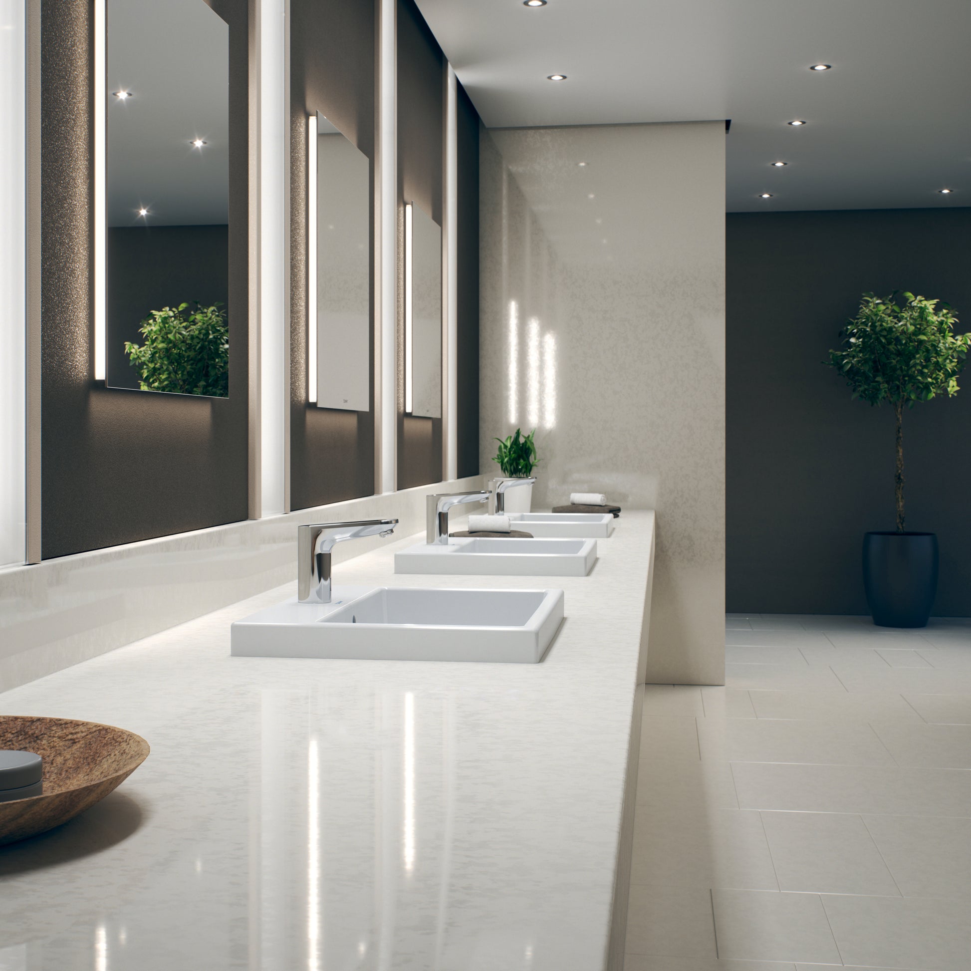 Duravit Sensor 1 elektronisk armatur, strømadapter, Krom