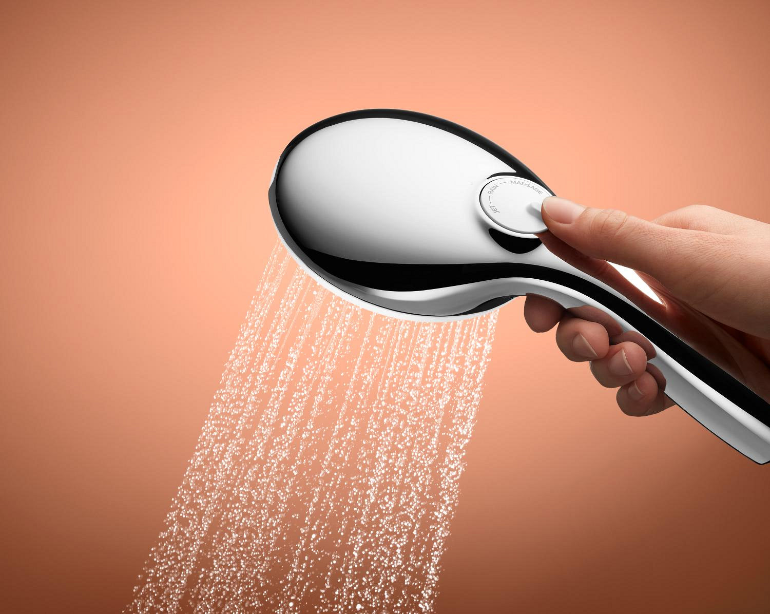 Grohe Tempesta 110 brusersæt med fast holder, 3 sprays, Chrome, 1500mm, 7,4L/min