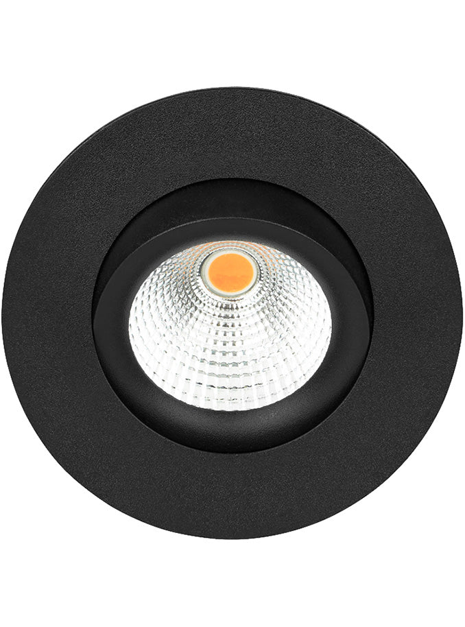 HiluX D8 Tilt360 - Full Spectrum LED Indbygningsspot - Ra97 - 2700K - Sort