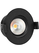 HiluX D8 Tilt360 - Full Spectrum LED Indbygningsspot - Ra97 - 2700K - Sort