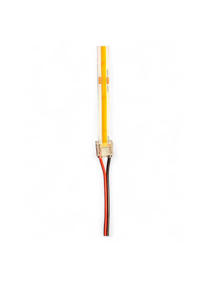 Dobbelt SmartClip til 10mm COB LED Bånd m. 15cm ledning - 5-pak