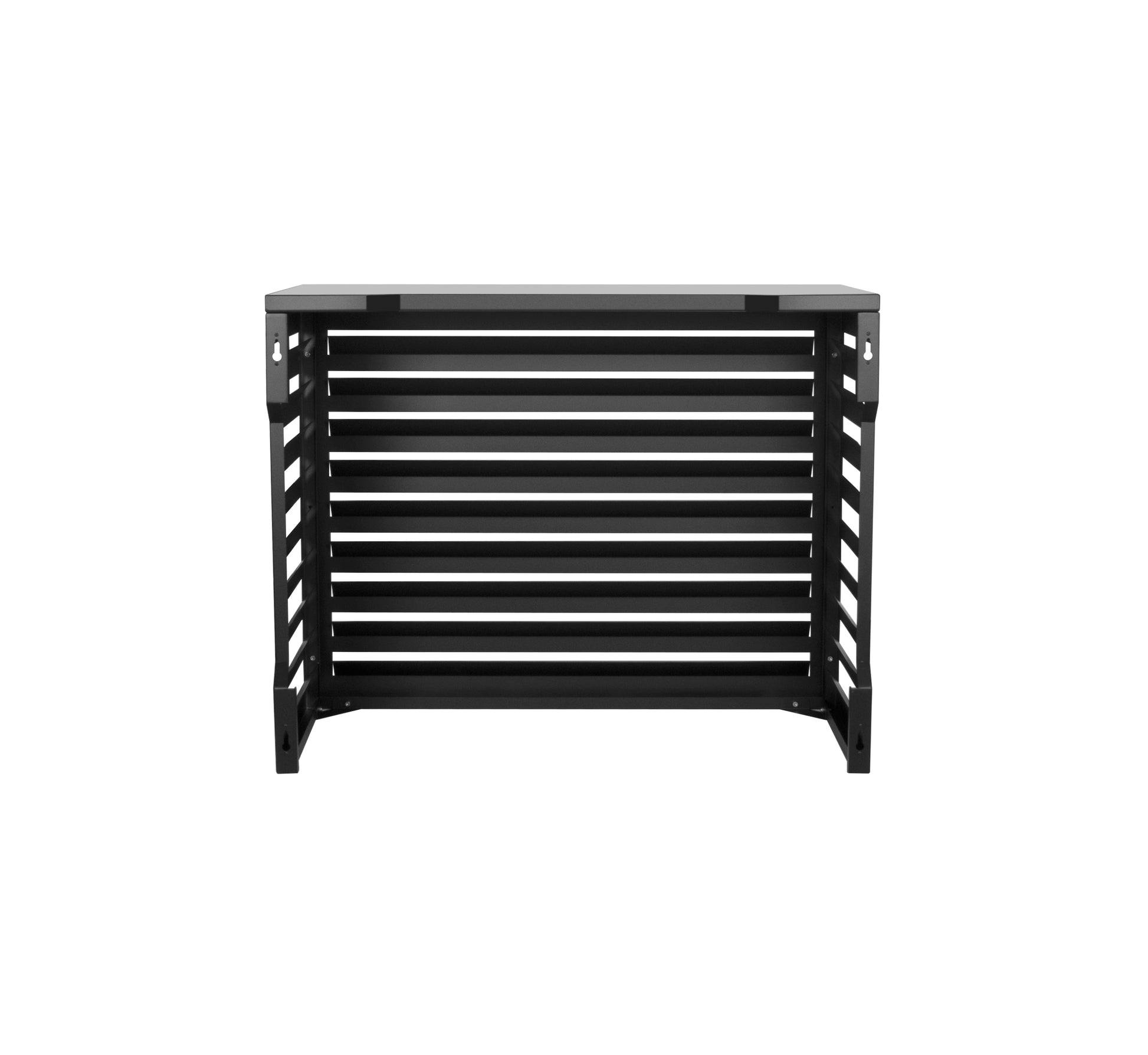 ENSTAL VARMEPUMPESKJULER SORT ALUMINIUM