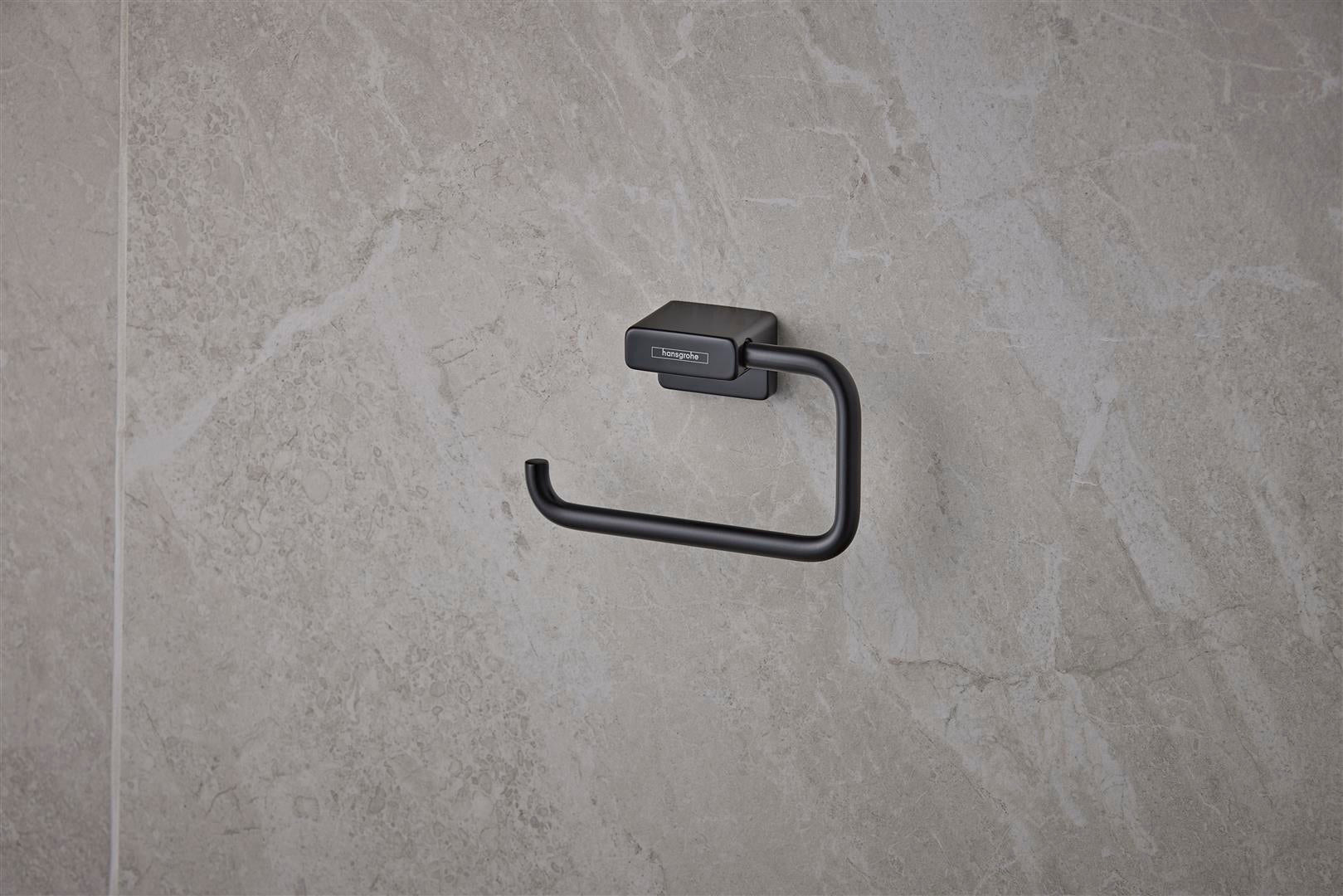 Hansgrohe AddStoris toiletpapirholder u/låg, mat sort