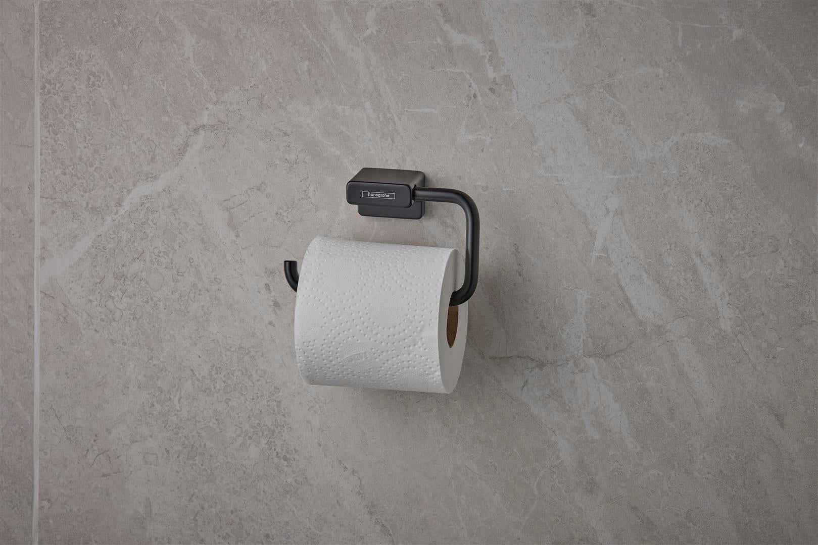 Hansgrohe AddStoris toiletpapirholder u/låg, mat sort