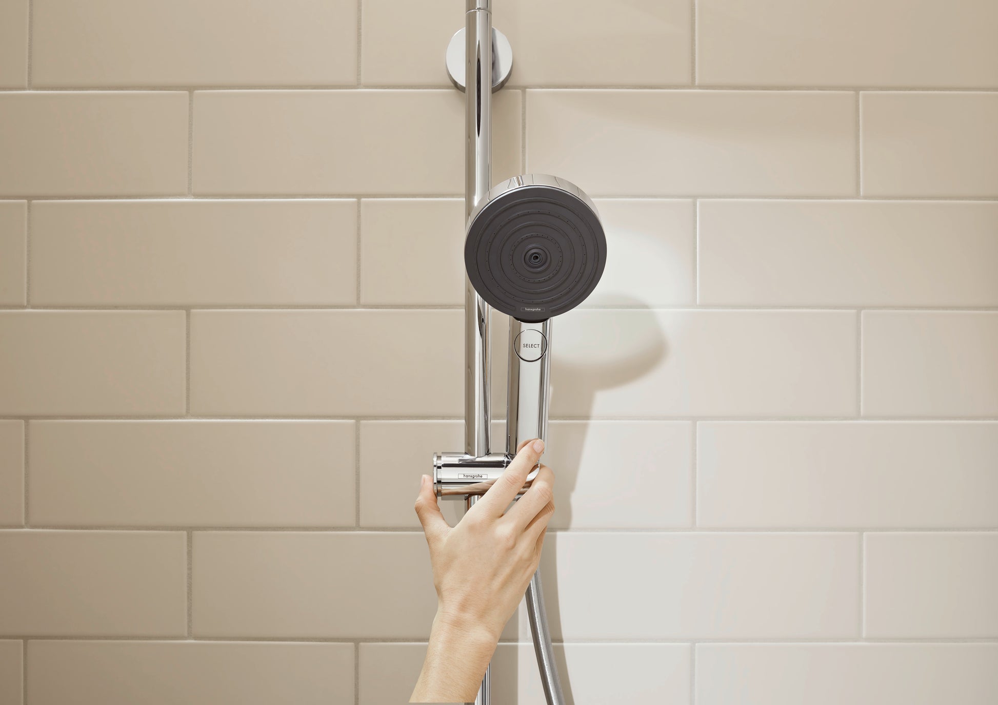 Hansgrohe Pulsify S brusesystem med EcoSmart ø260mm, krom
