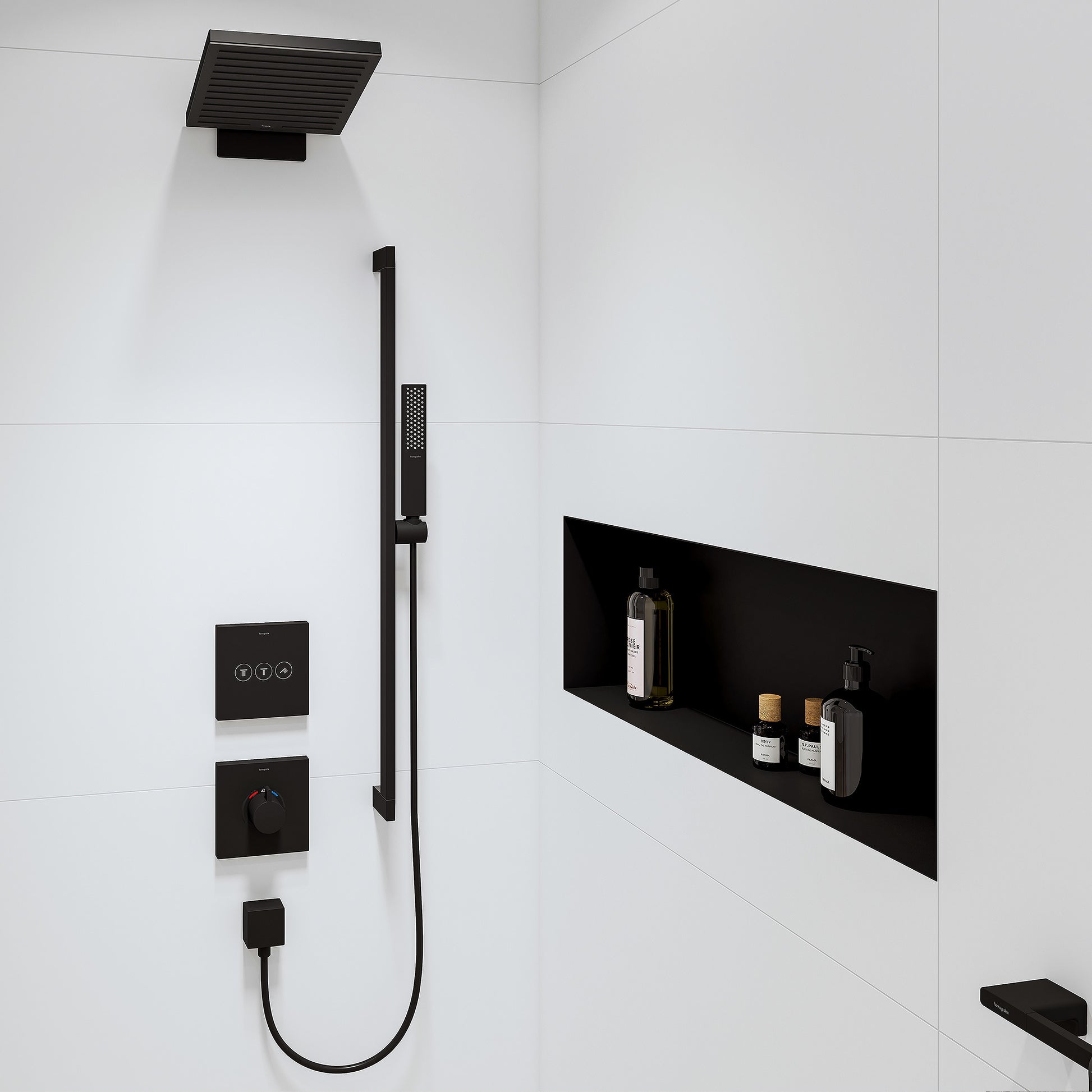 Hansgrohe Pulsify E hovedbruser 260mm, 1jet, krom