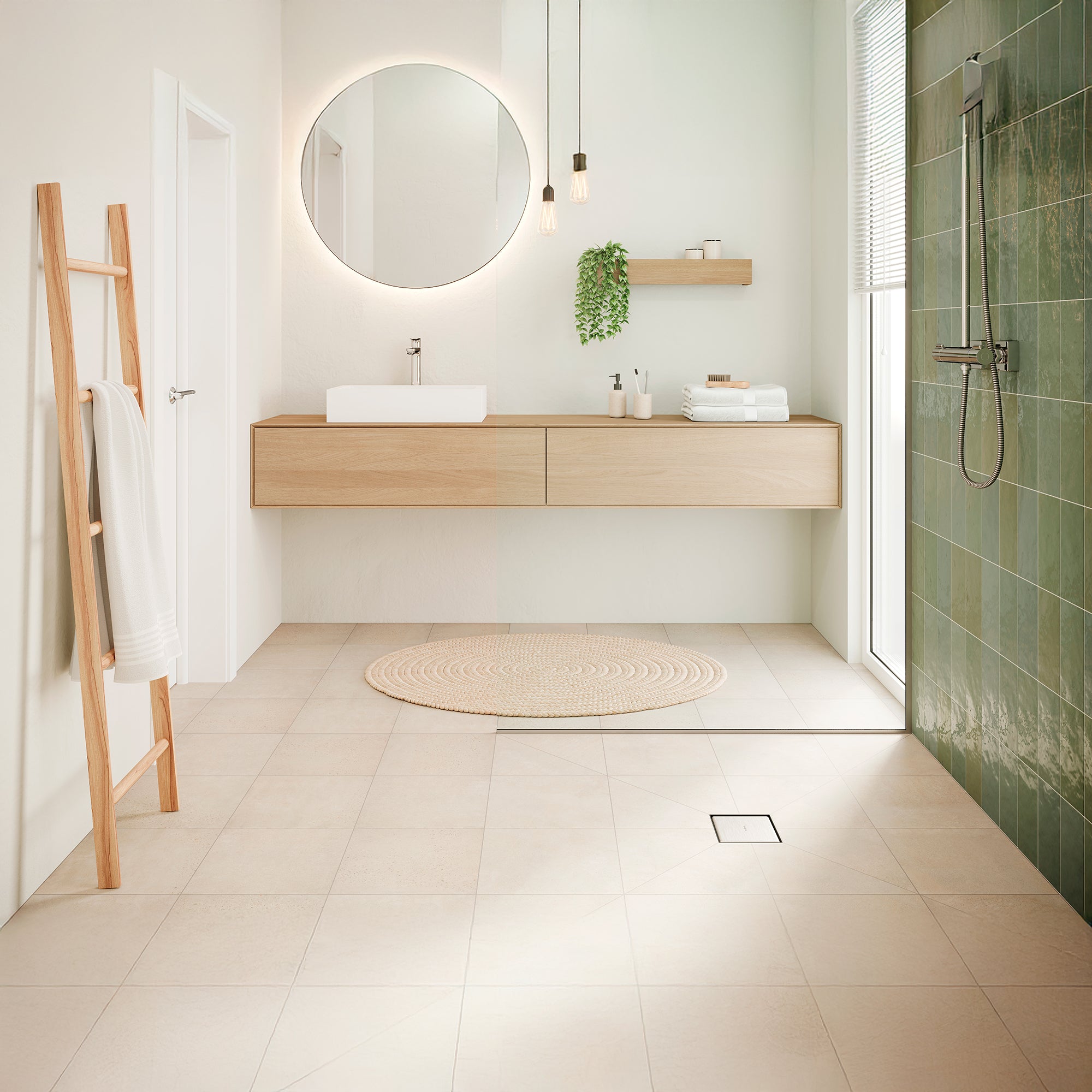 HANSGROHE RainDrain Point HG RainDr. Point Vend.Kv.afl.150x150 B