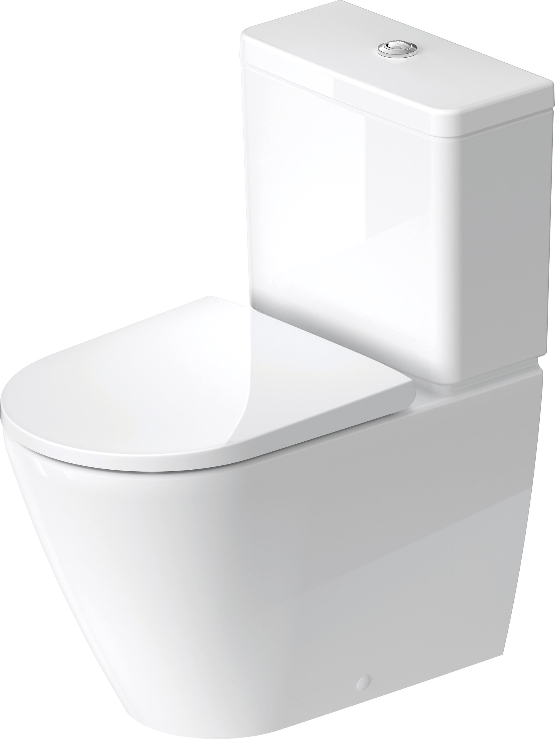 Duravit D-Neo gulvstående toilet, 650 mm, Rimless, HygineGlaze
