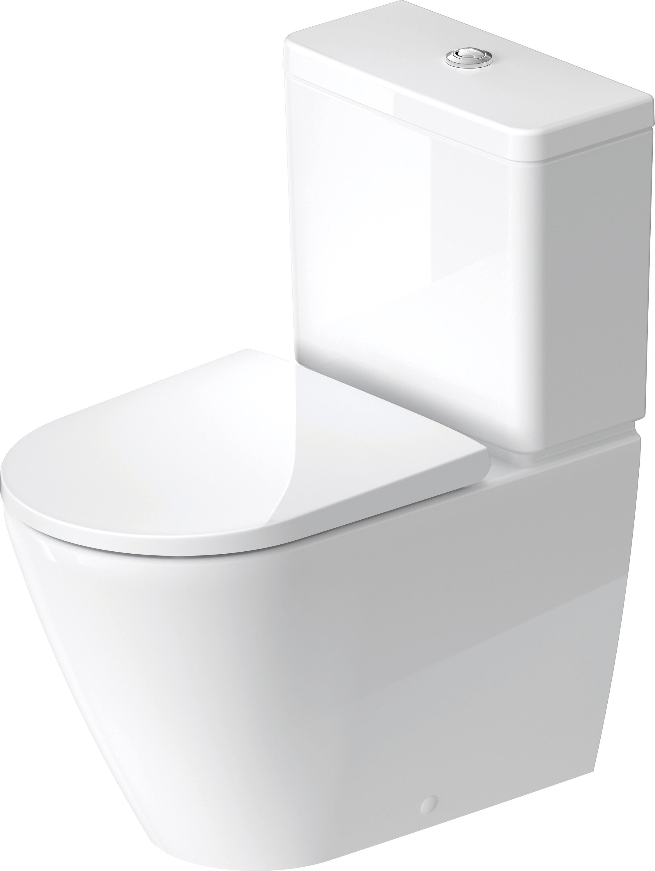 Duravit D-Neo gulvstående toilet, 650 mm, Rimless, HygineGlaze