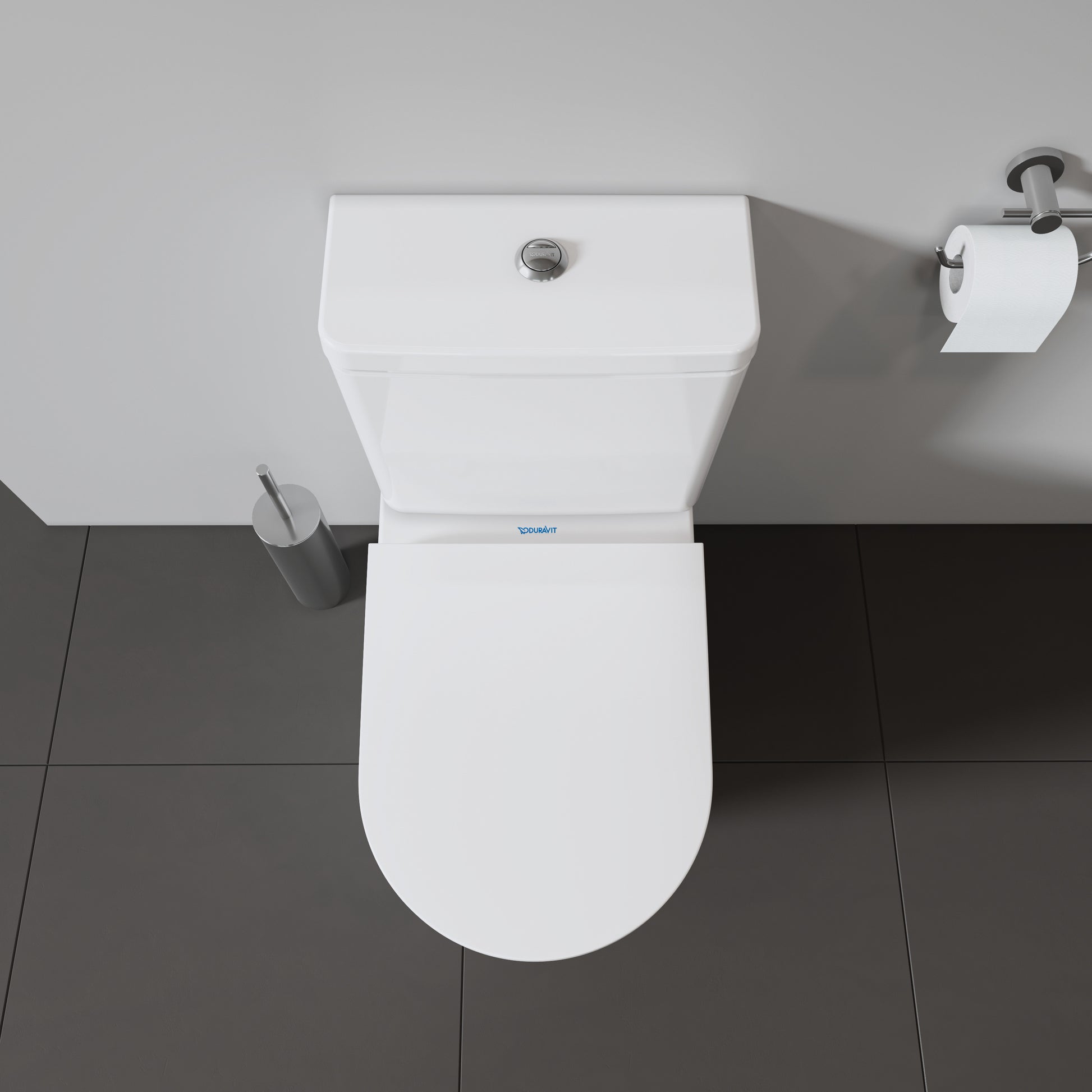 Duravit D-Neo gulvstående toilet, 650 mm, Rimless, HygineGlaze