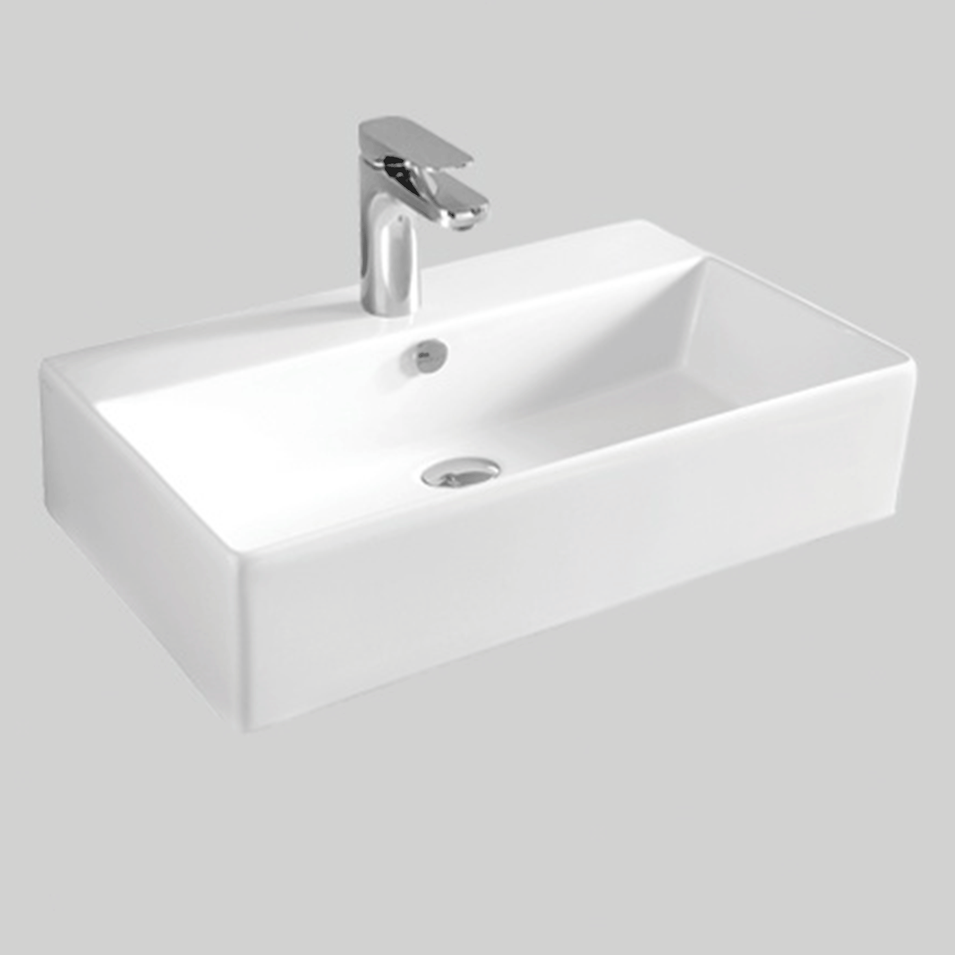 Boxo 1080 slim porcelænsvask til bad
