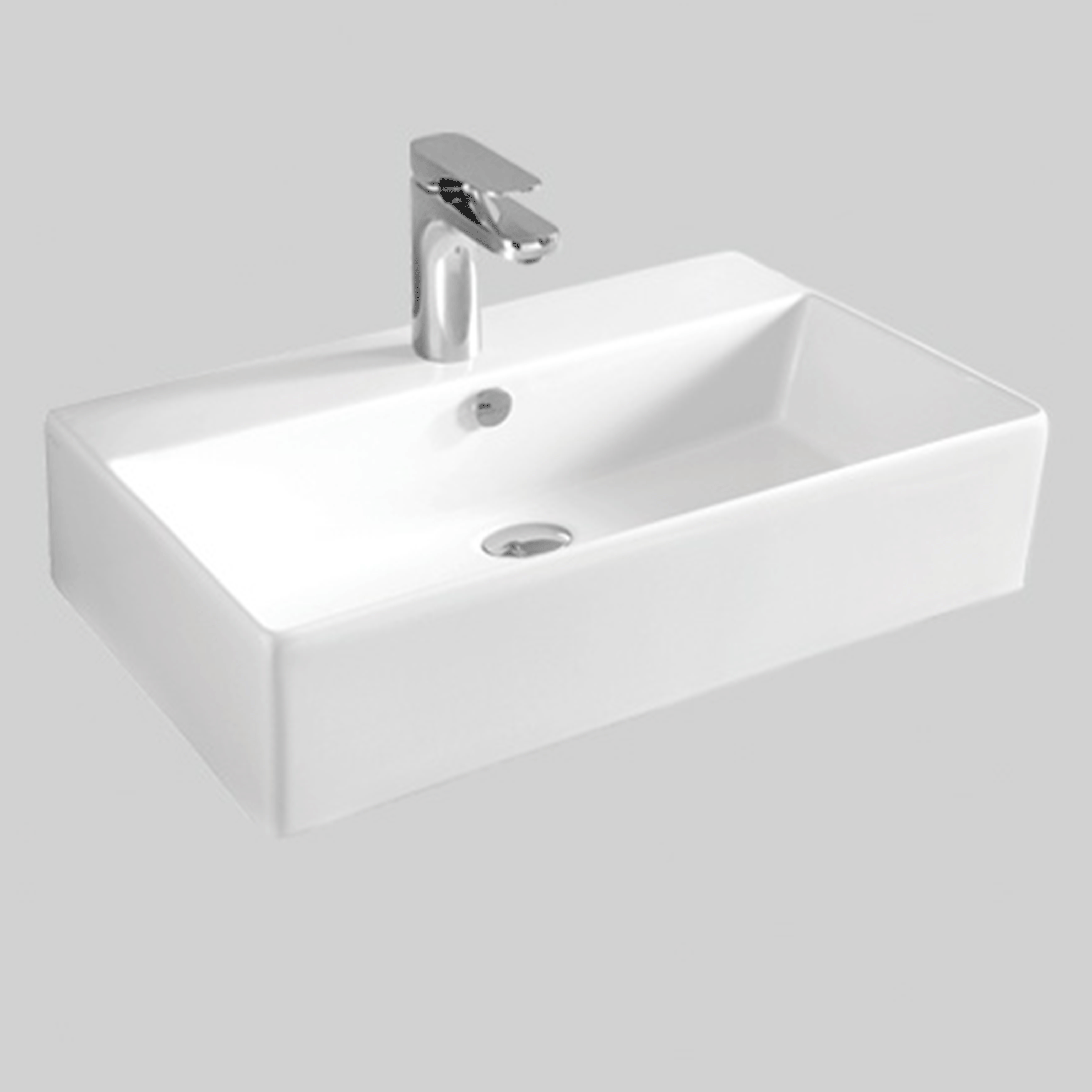 Boxo 1080 slim porcelænsvask til bad