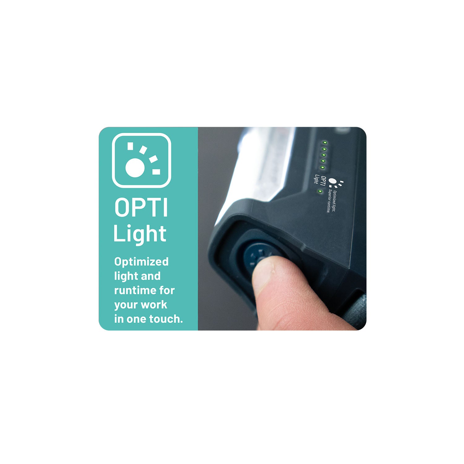 Genopladelig pandelampe I-VIEW FOR LIFE, 400 lumen
