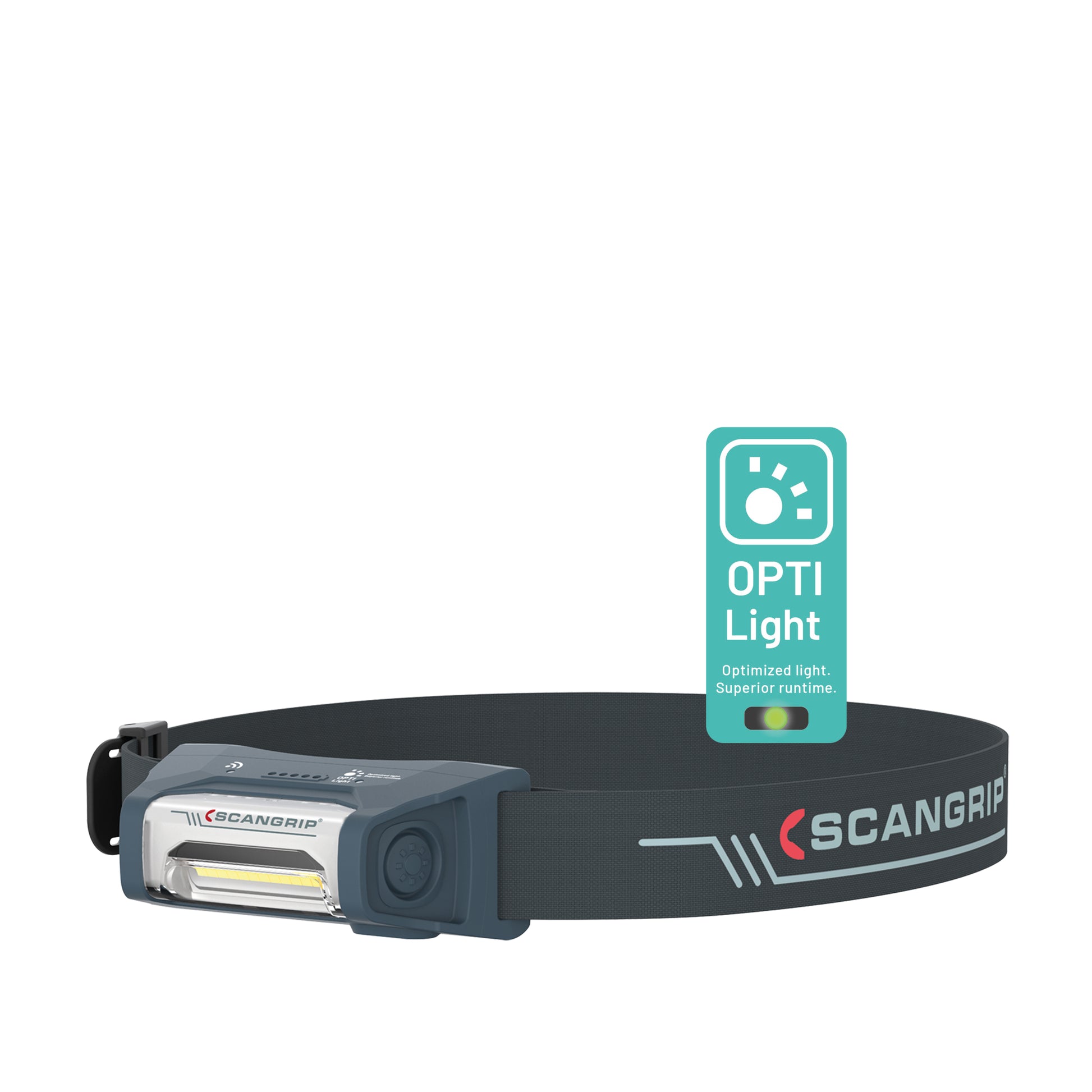Genopladelig pandelampe I-VIEW FOR LIFE, 400 lumen