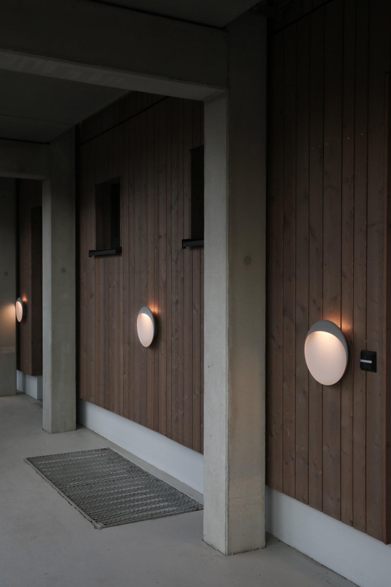 Flindt Wall Sort Texture Ø 300 LED 3000K 16W I Dali 510 Lm