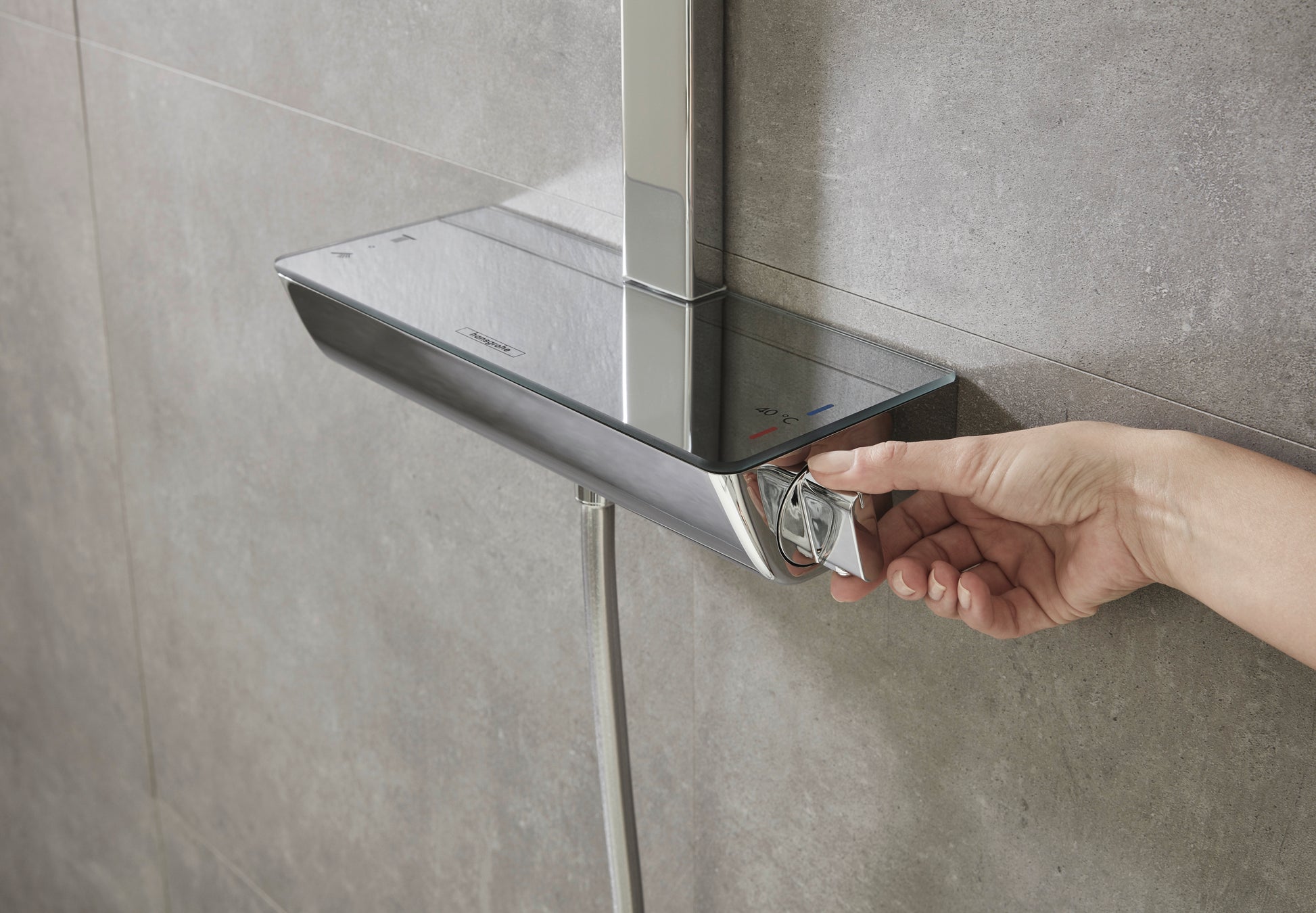 Hansgrohe Raindance E Showerpipe brusesystem 360 1jet, krom