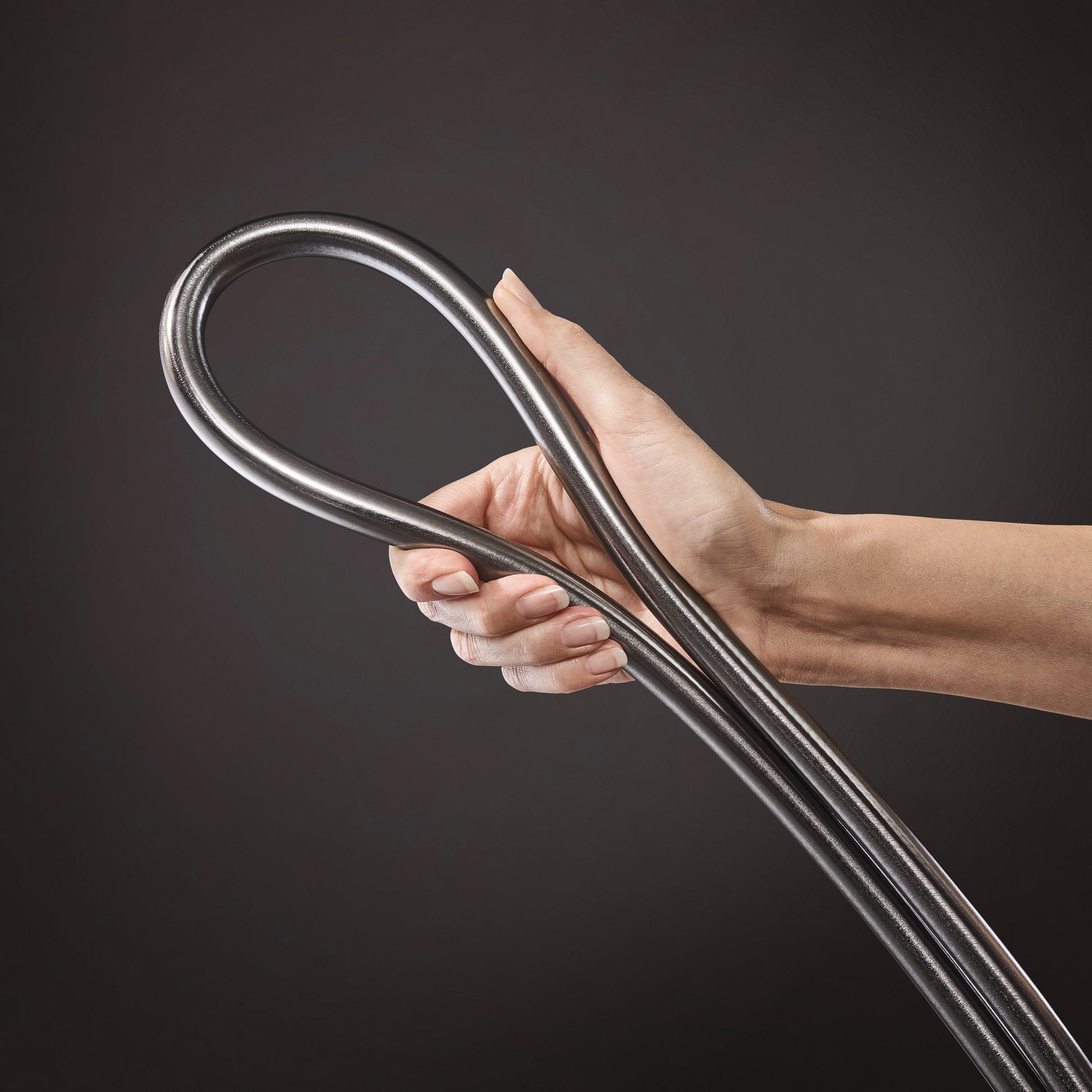 hansgrohe Isiflex'B bruserslange 1600 mm, børstet sort krom