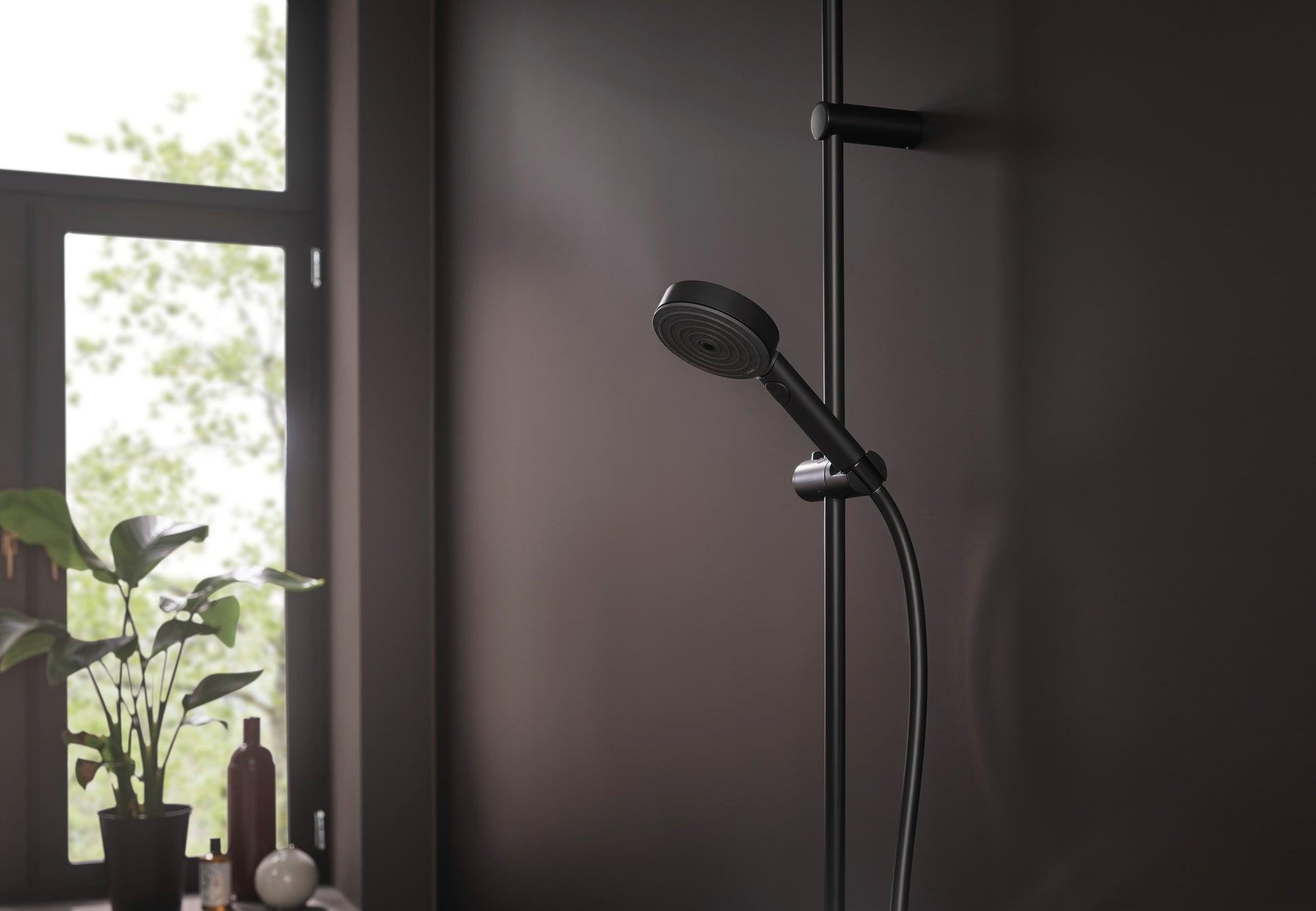 Hansgrohe Pulsify håndbruser ø105mm med 3jet EcoSmart, mat sort