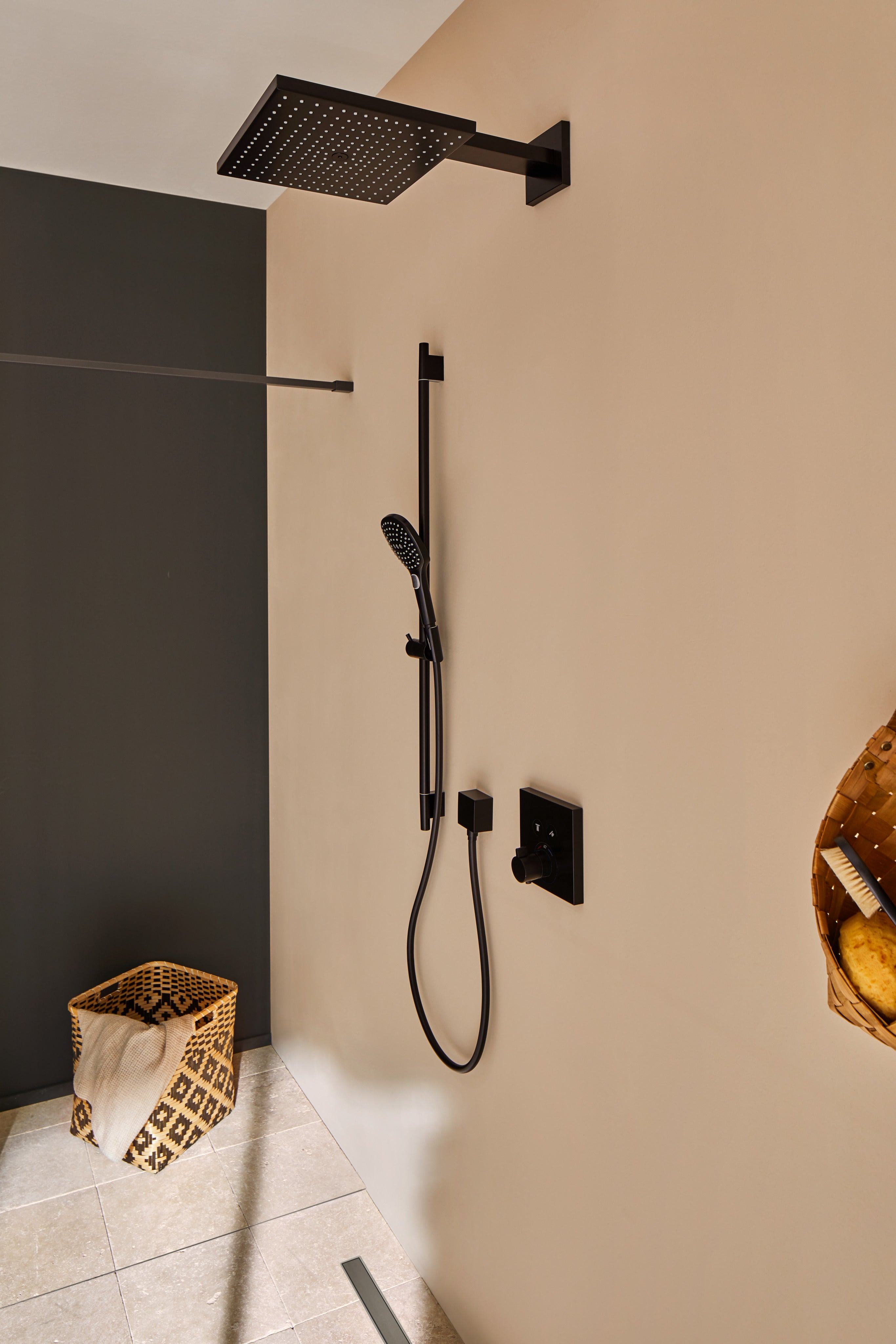 Hansgrohe Raindance Select E 120 3jet håndbruser, mat sort