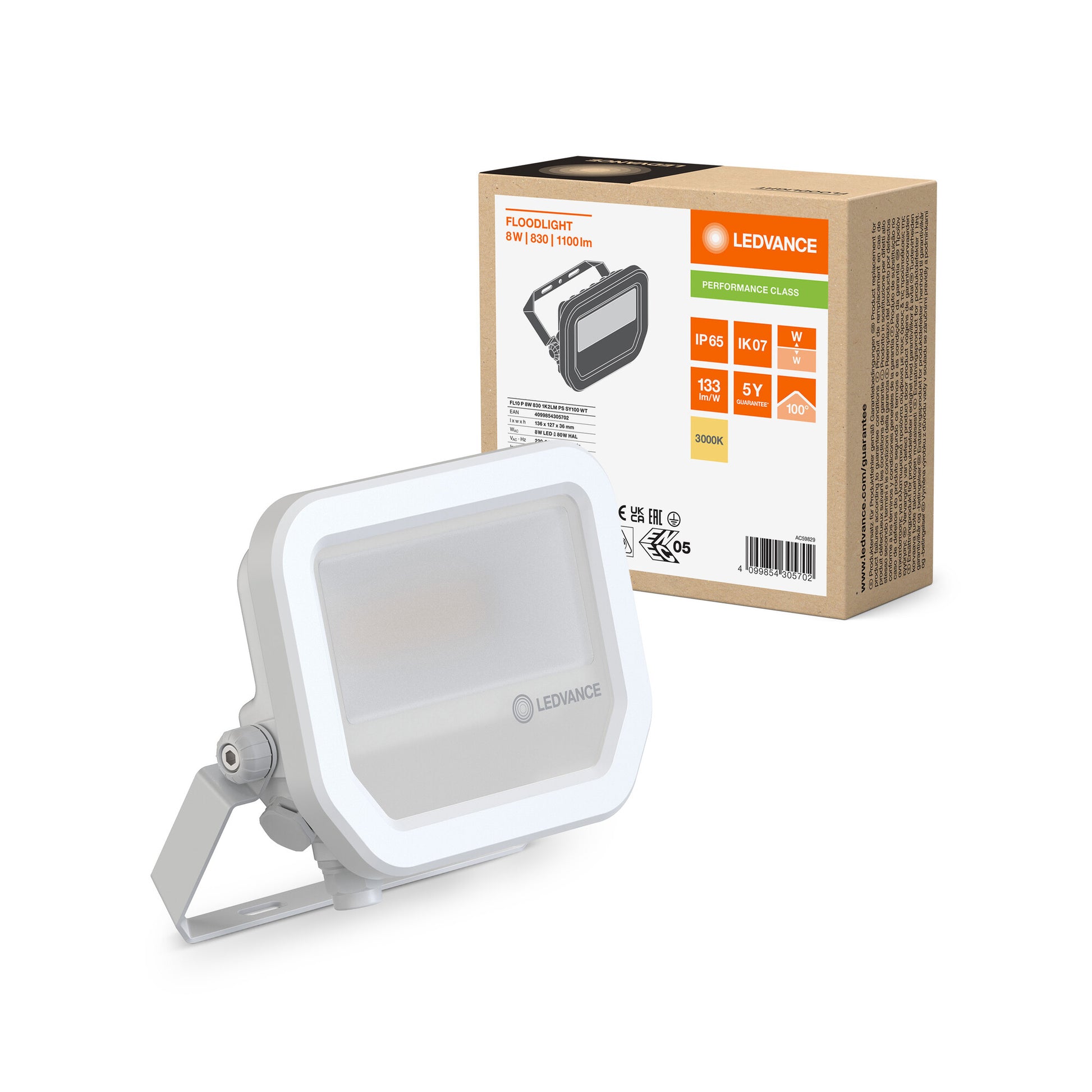 FLOOD PFM 8W/830 HVID