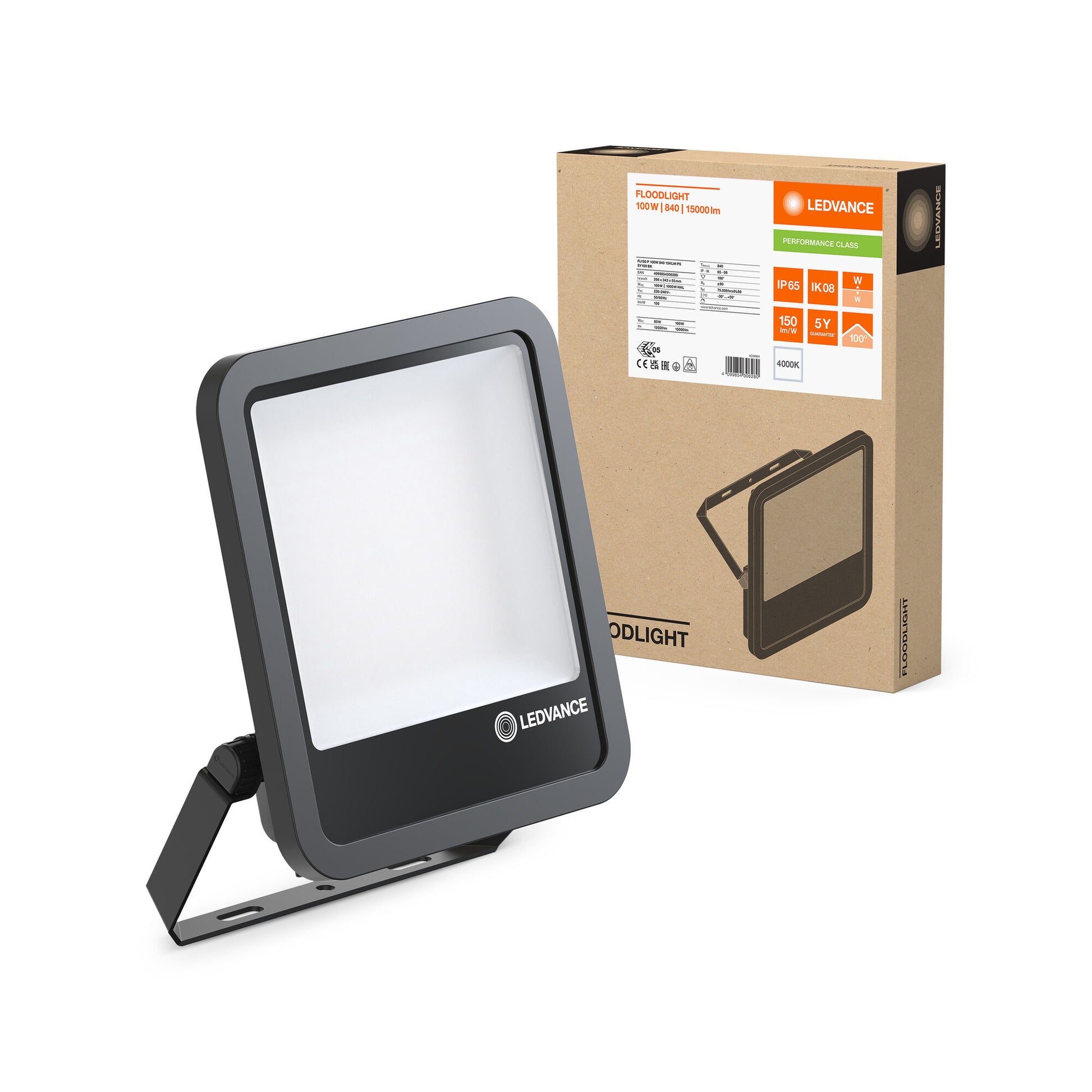 FLOOD PFM 100W/840 SORT
