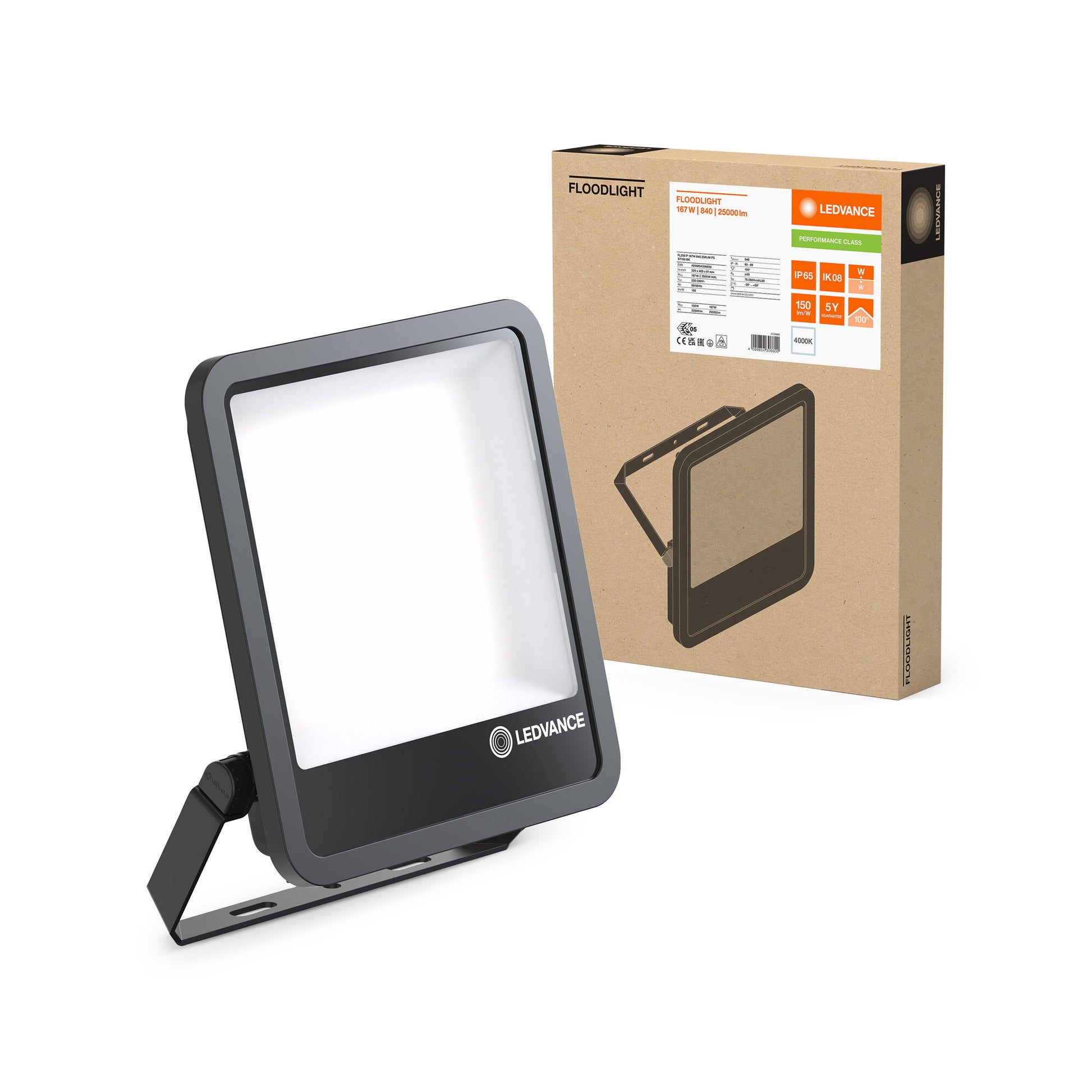 FLOOD PFM 167W/840 SORT