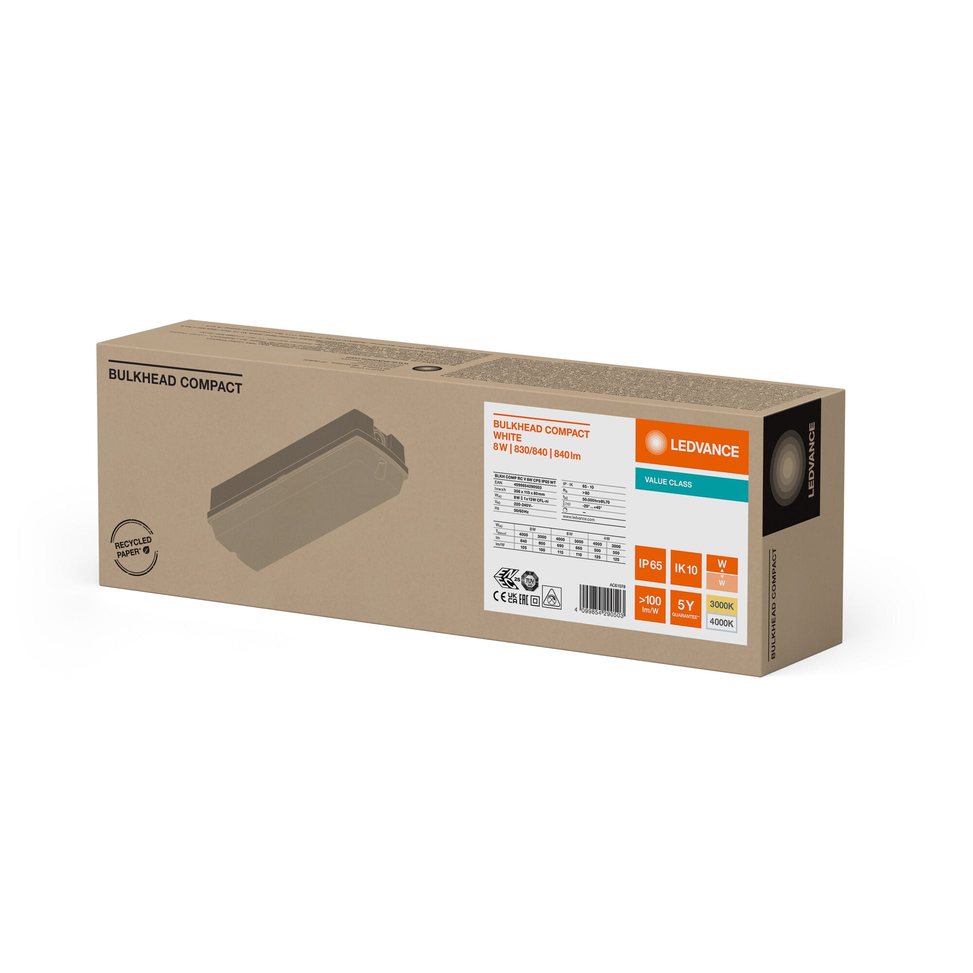 BULKHEAD COMPACT MS 8W/830+840 HV