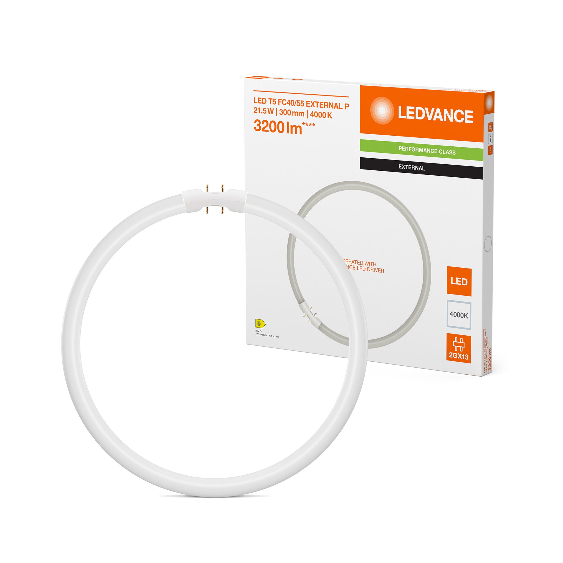 LED-RØR T5 PEX FC 40/55 21,5W 840